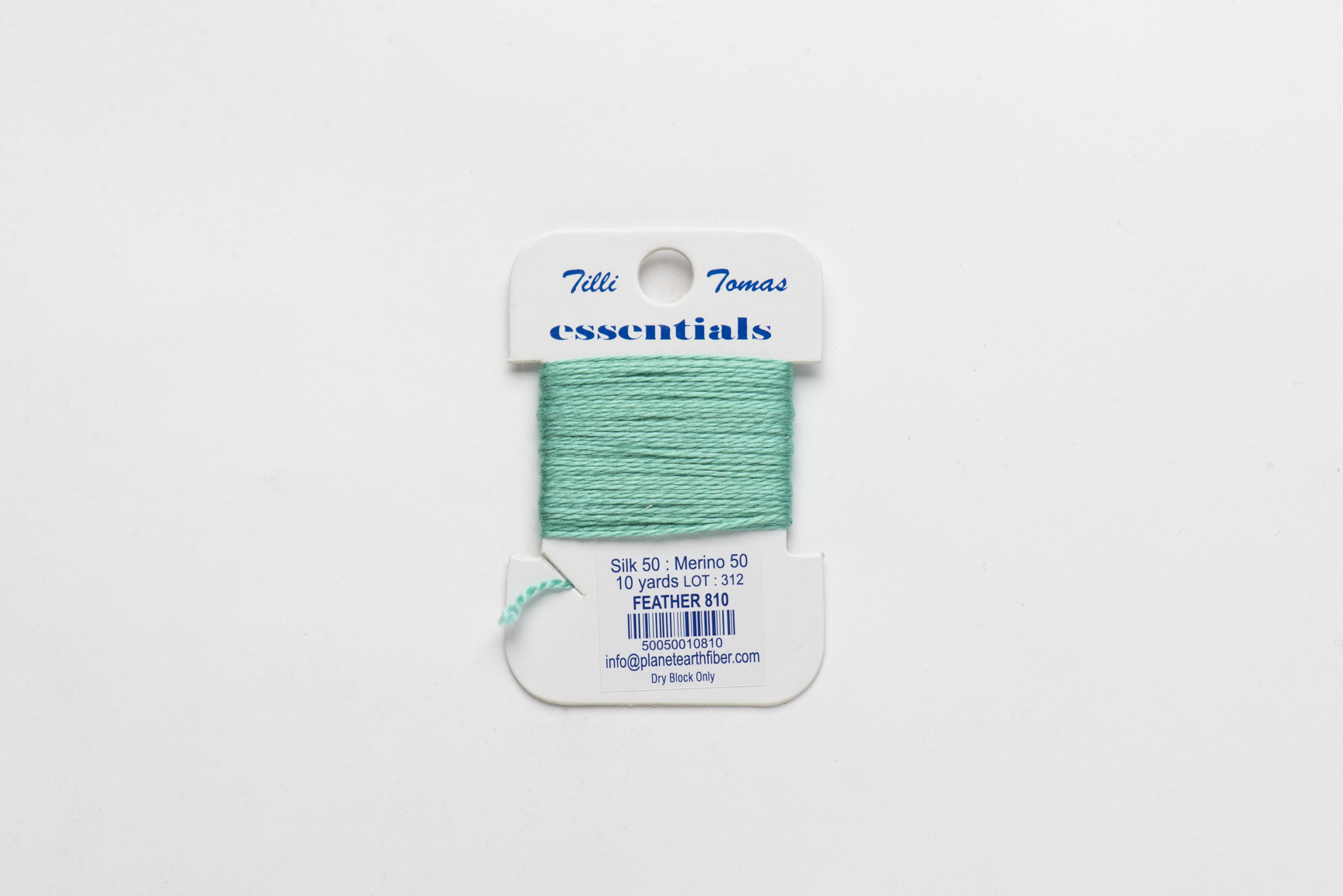 Essentials Cards - 810 Feather — silk card for needlepoint, 18 mesh