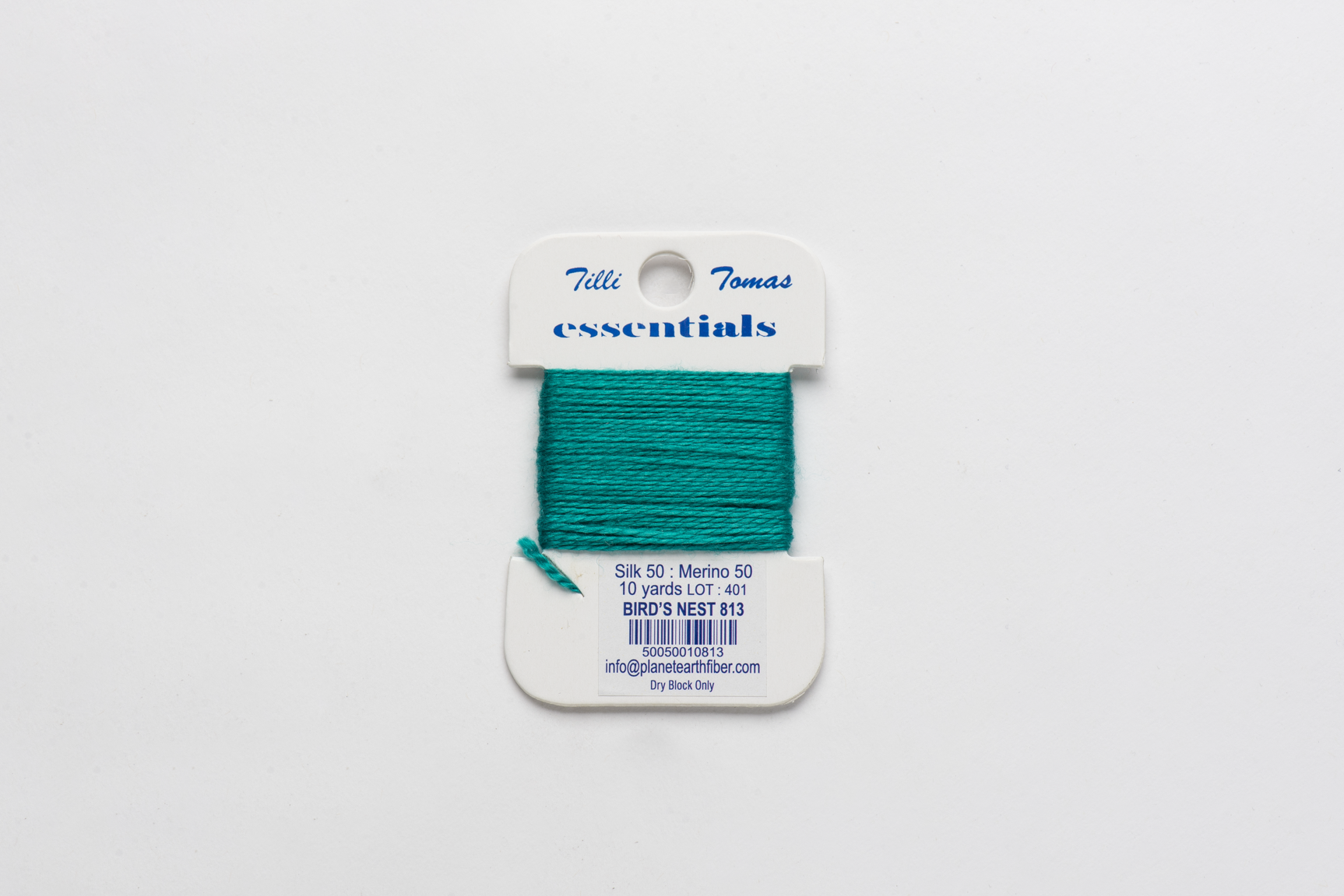 Essentials Cards - 813 Bird's Nest — silk card for needlepoint, 18 mesh