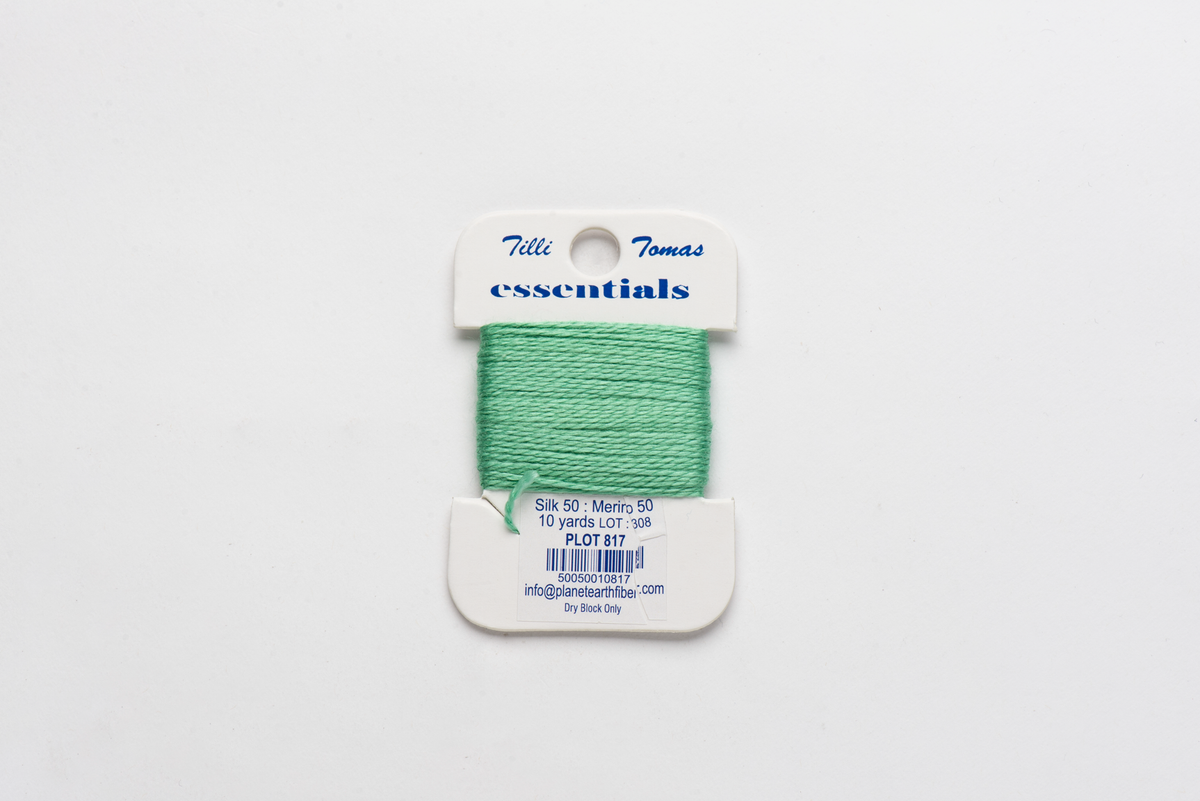 Essentials Cards - 817 Plot — silk card for needlepoint, 18 mesh