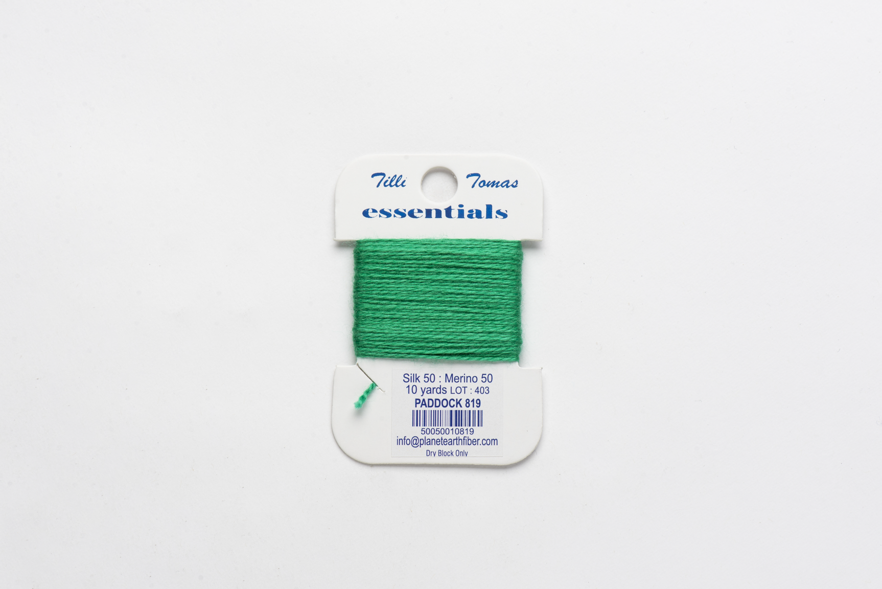 Essentials Cards - 819 Paddock — silk card for needlepoint, 18 mesh