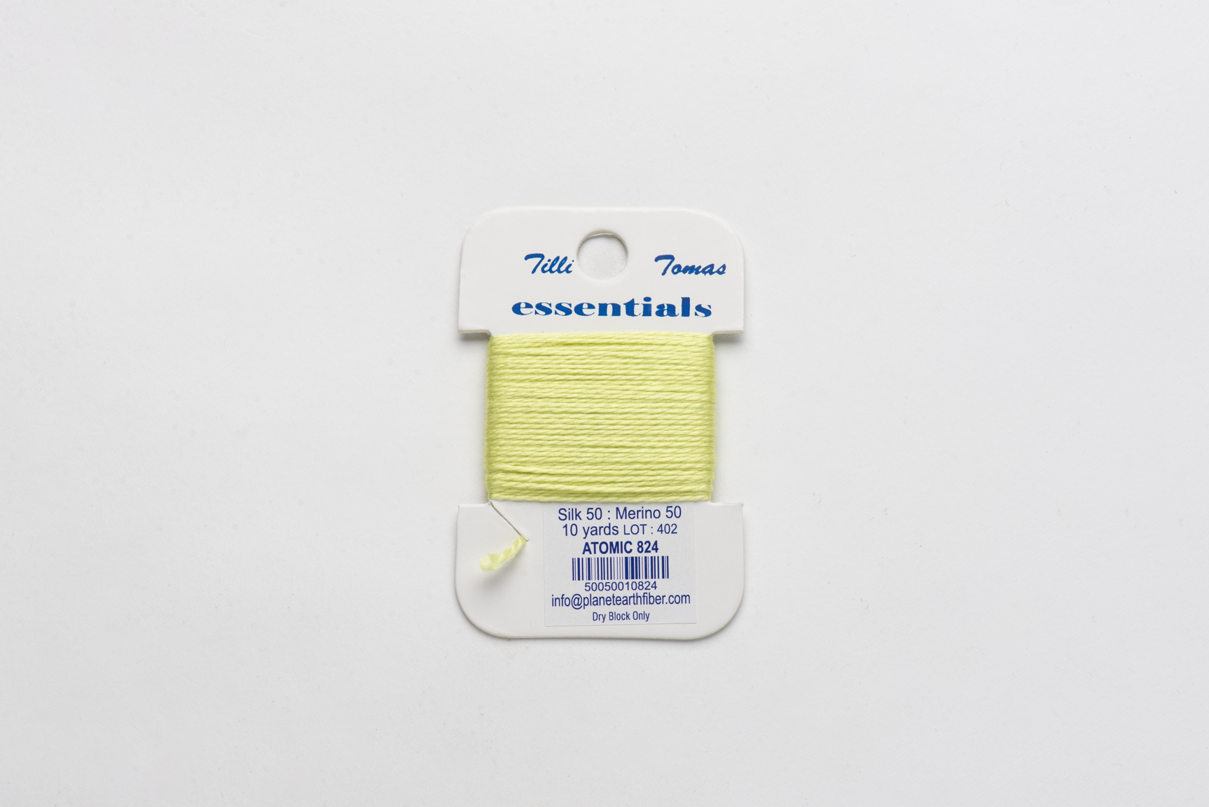 Essentials Cards - 824 Atomic — silk card for needlepoint, 18 mesh