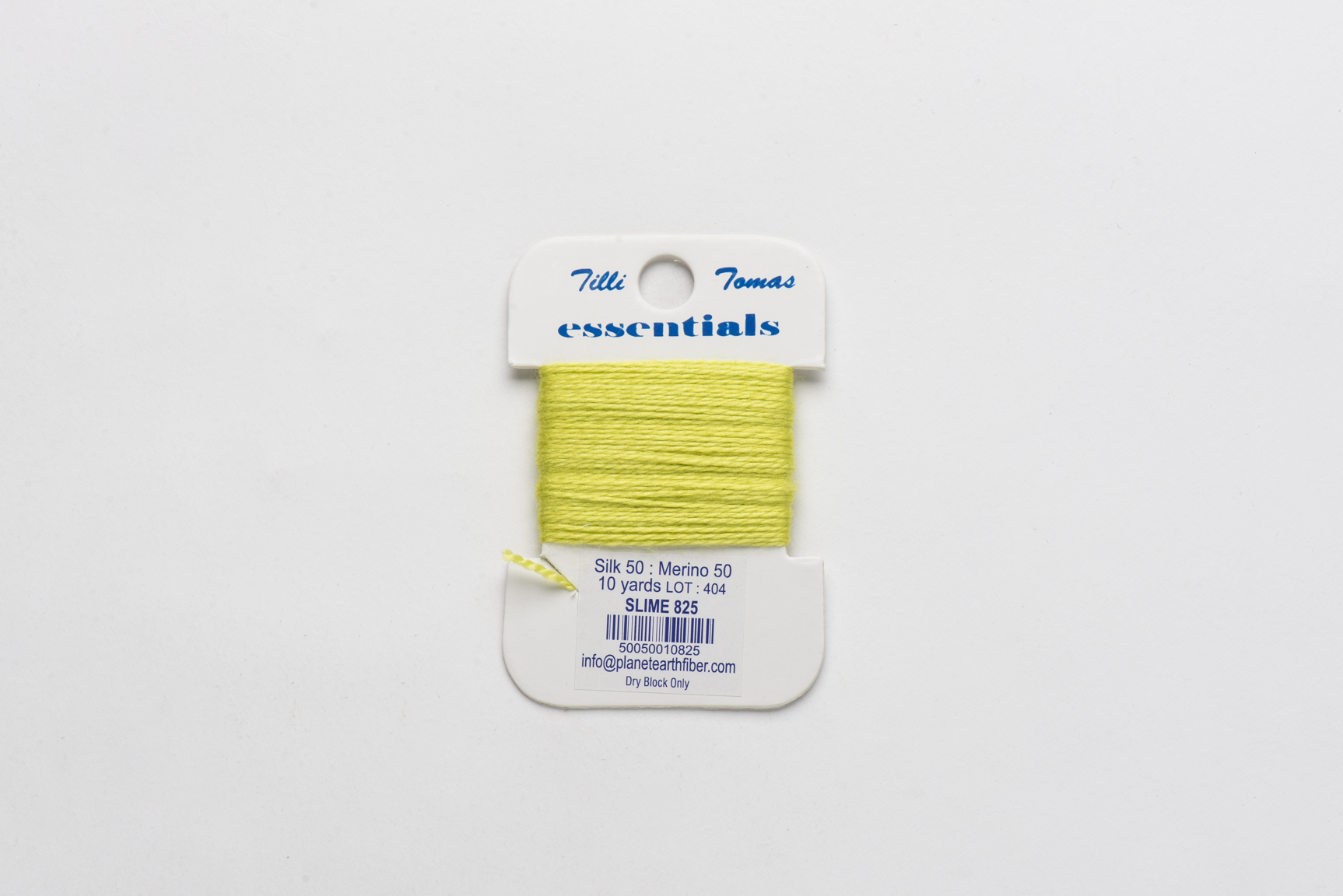 Essentials Cards - 825 Slime — silk card for needlepoint, 18 mesh