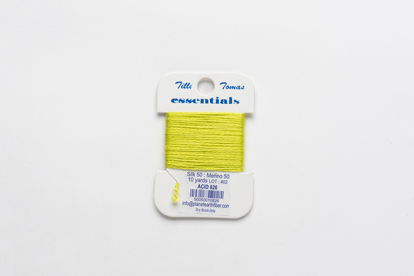 Essentials Cards - 826 Acid — silk card for needlepoint, 18 mesh