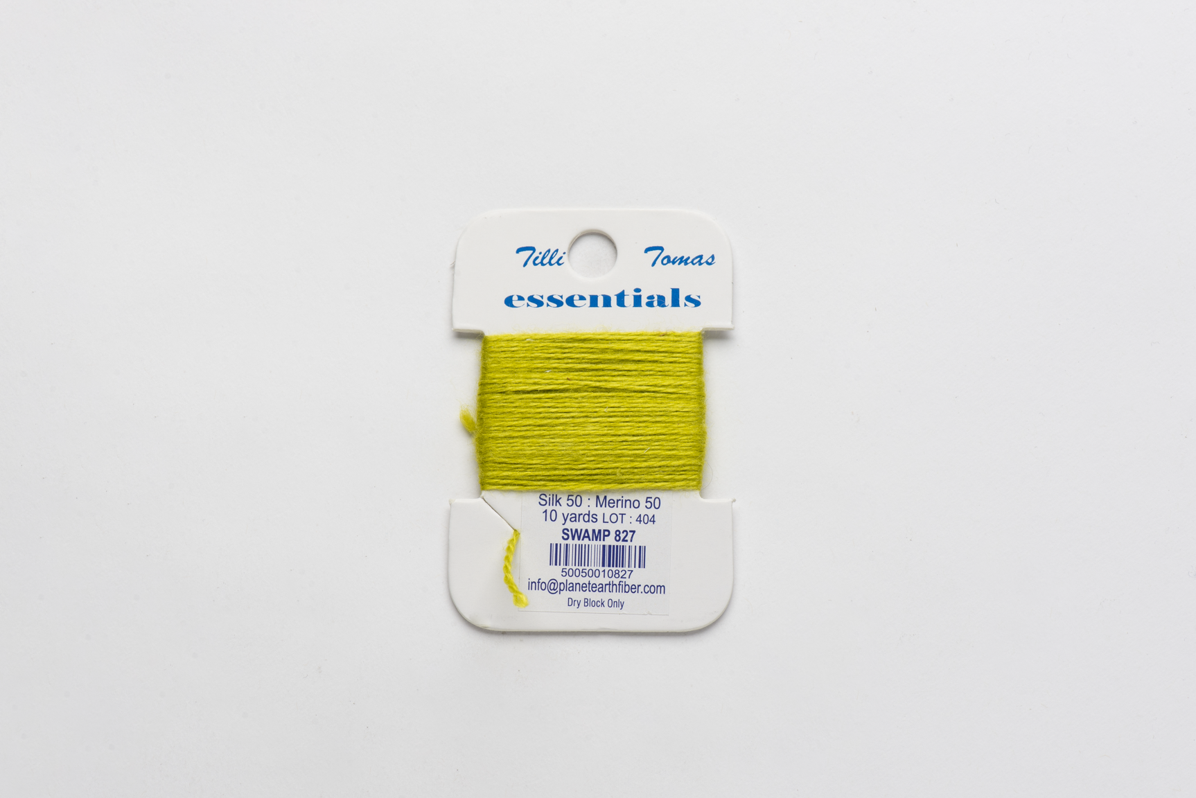 Essentials Cards - 827 Swamp — silk card for needlepoint, 18 mesh