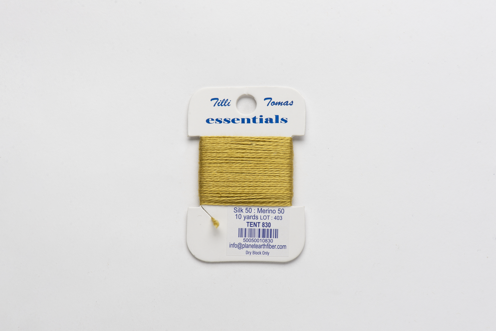Essentials Cards - 830 Tent — silk card for needlepoint, 18 mesh