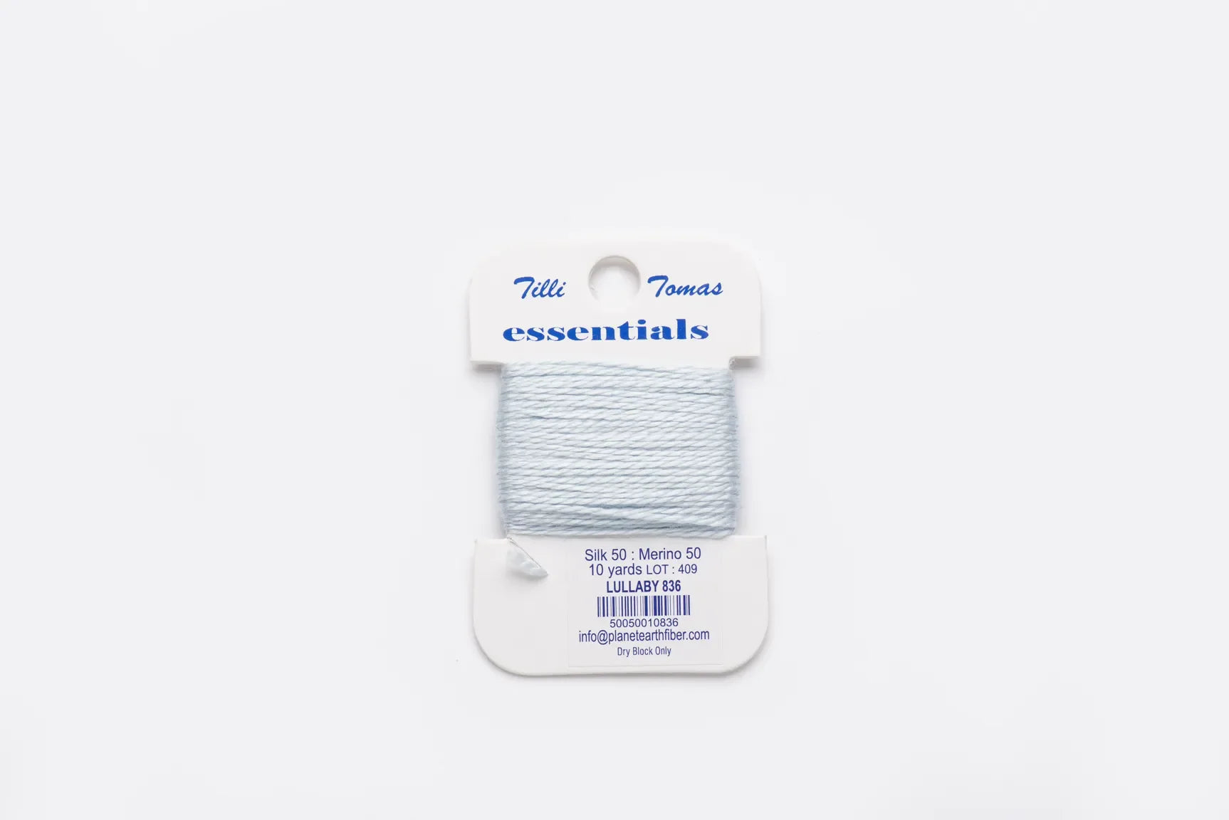 Essentials Cards - 836 Lullaby — silk card for needlepoint, 18 mesh