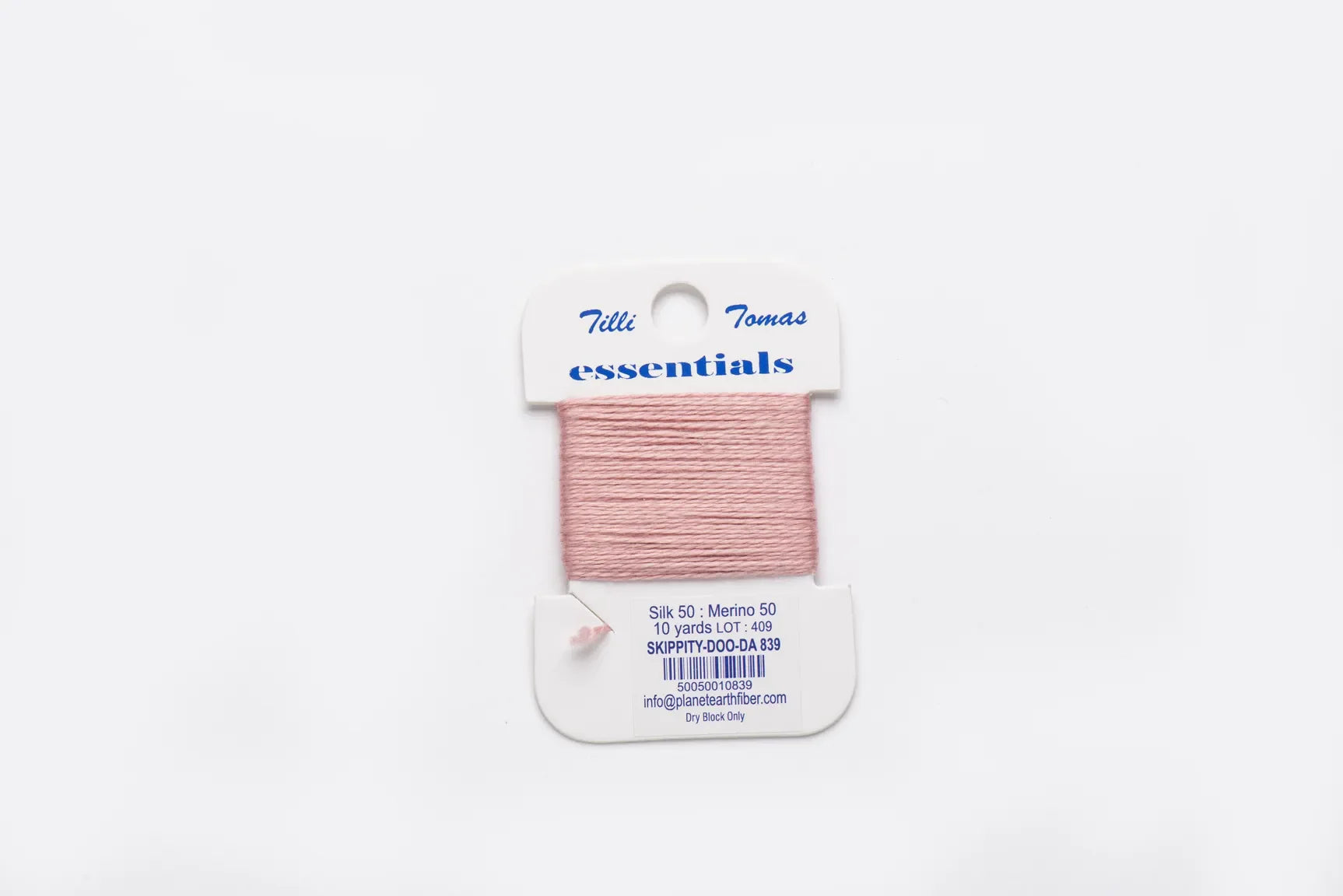 Essentials Cards - 839 Skippity-doo-da — silk card for needlepoint, 18 mesh