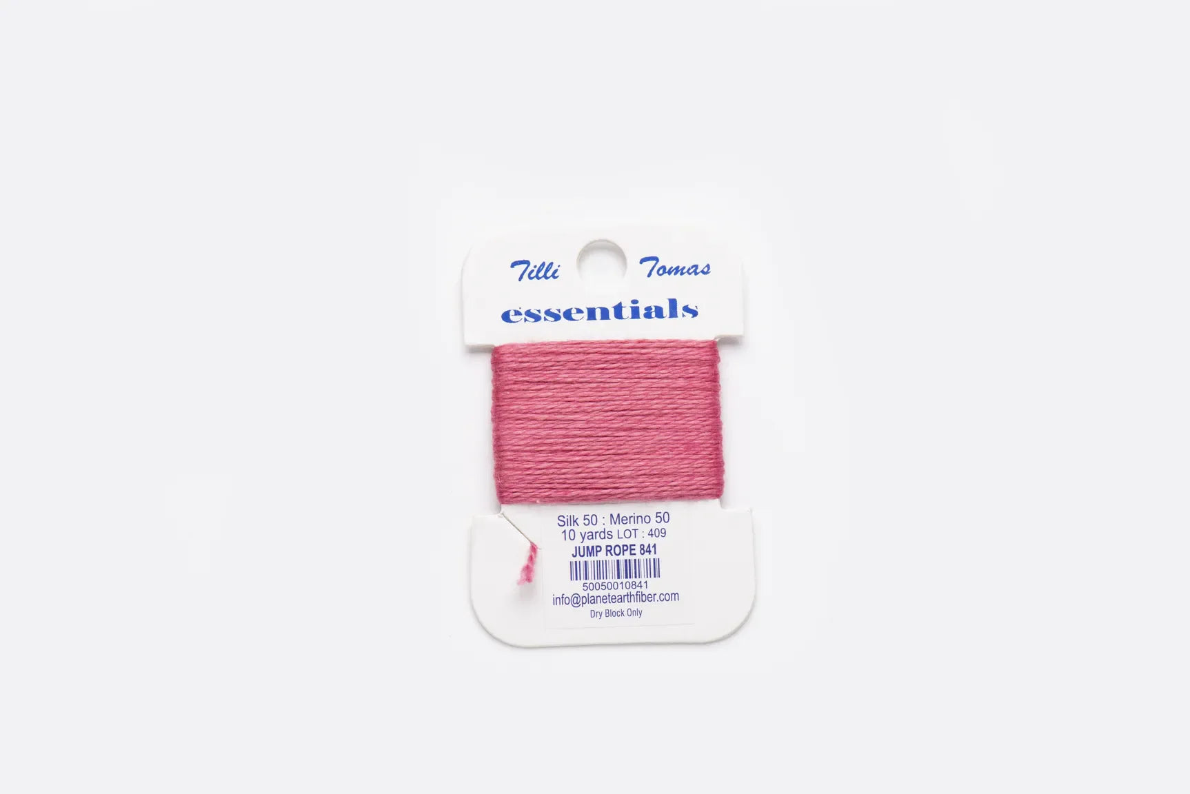 Essentials Cards - 841 Jump Rope — silk card for needlepoint, 18 mesh