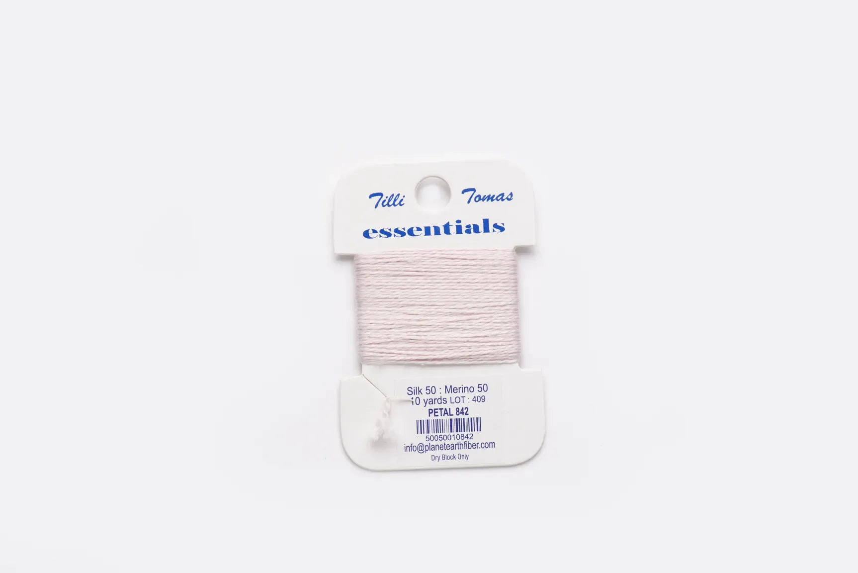 Essentials Cards - 842 Petal — silk card for needlepoint, 18 mesh