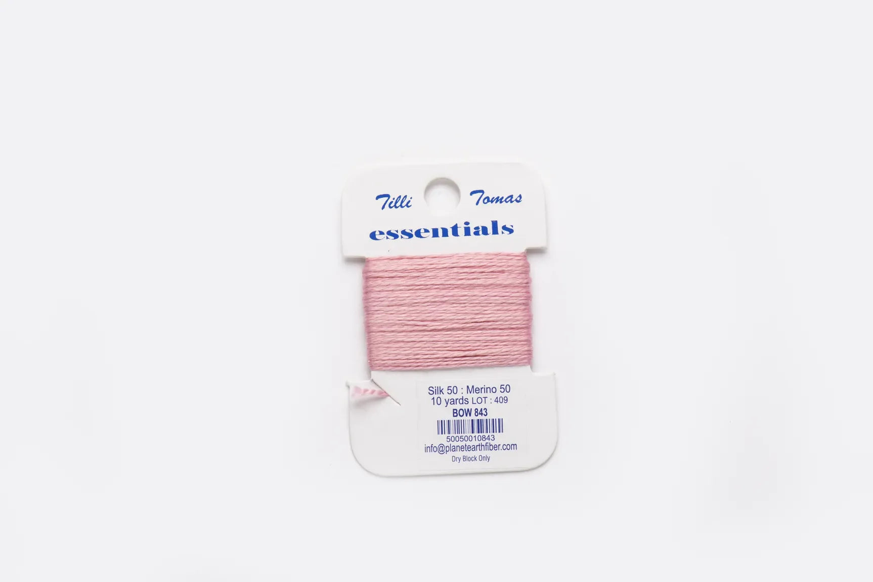 Essentials Cards - 843 Bow — silk card for needlepoint, 18 mesh