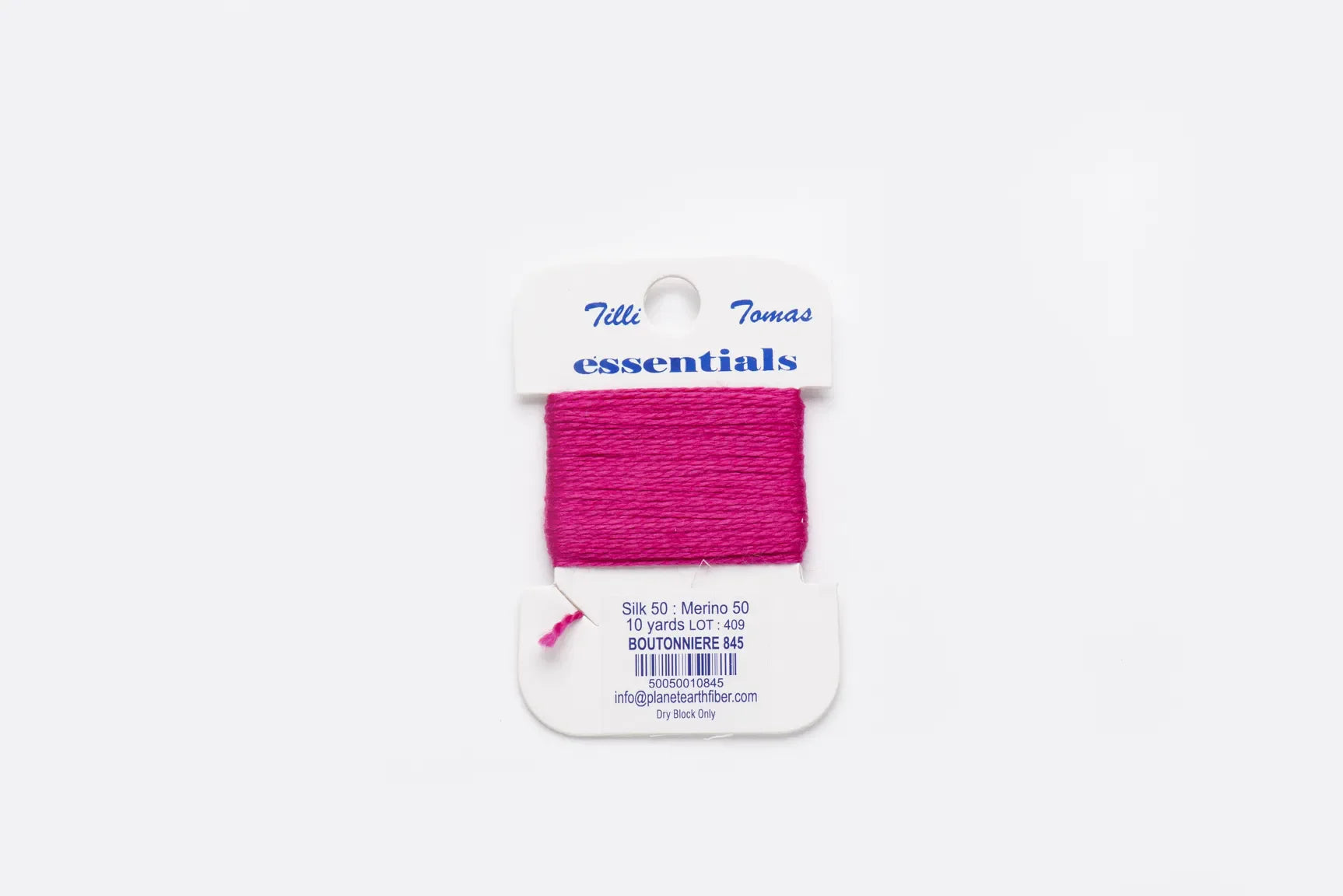 Essentials Cards - 845 Boutonniere — silk card for needlepoint, 18 mesh