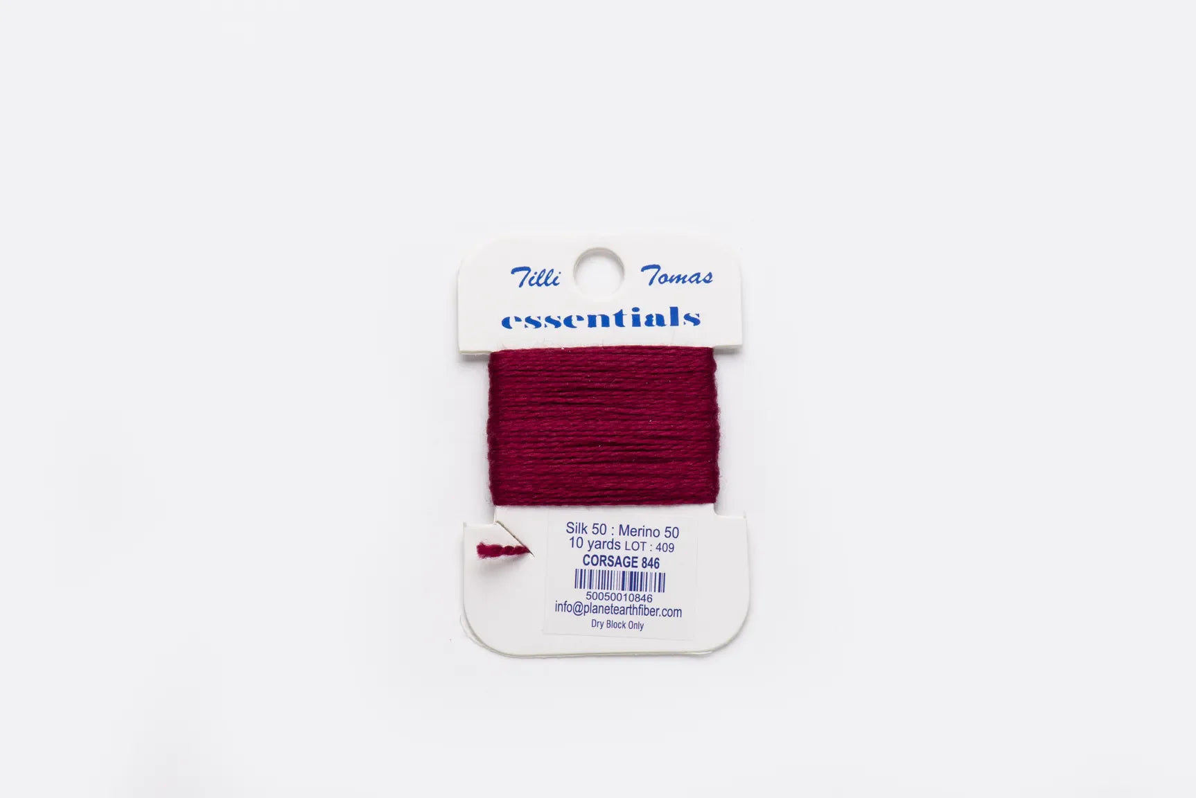 Essentials Cards - 846 Corsage — silk card for needlepoint, 18 mesh