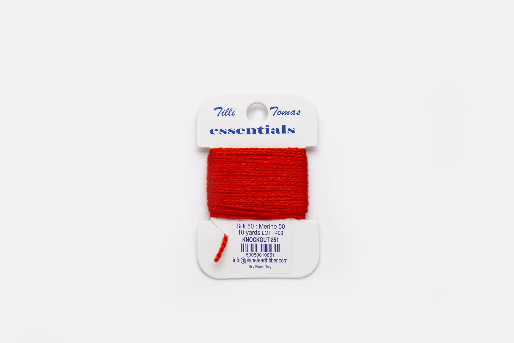 Essentials Cards - 851 Knockout — silk card for needlepoint, 18 mesh