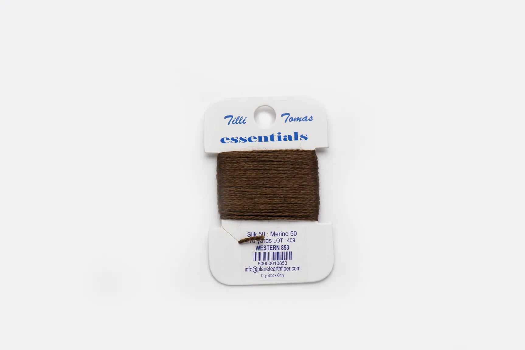 Essentials Cards - 853 Western — silk card for needlepoint, 18 mesh