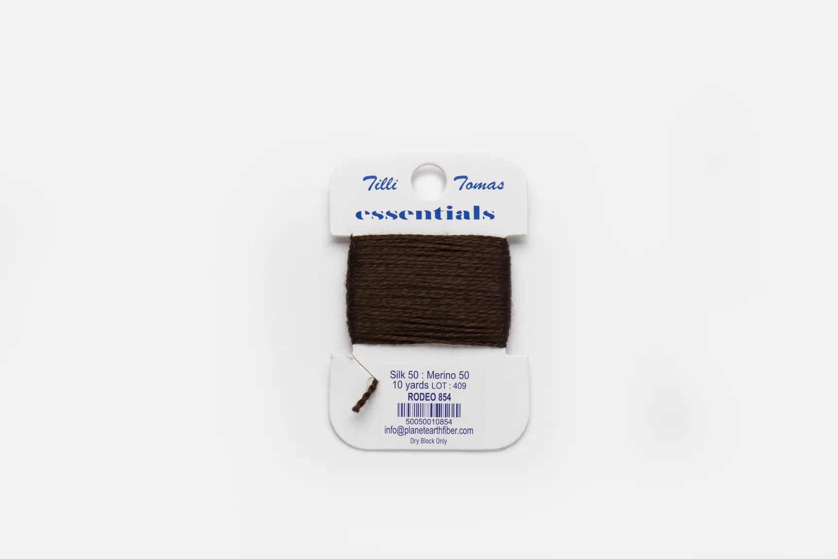 Essentials Cards - 854 Rodeo — silk card for needlepoint, 18 mesh