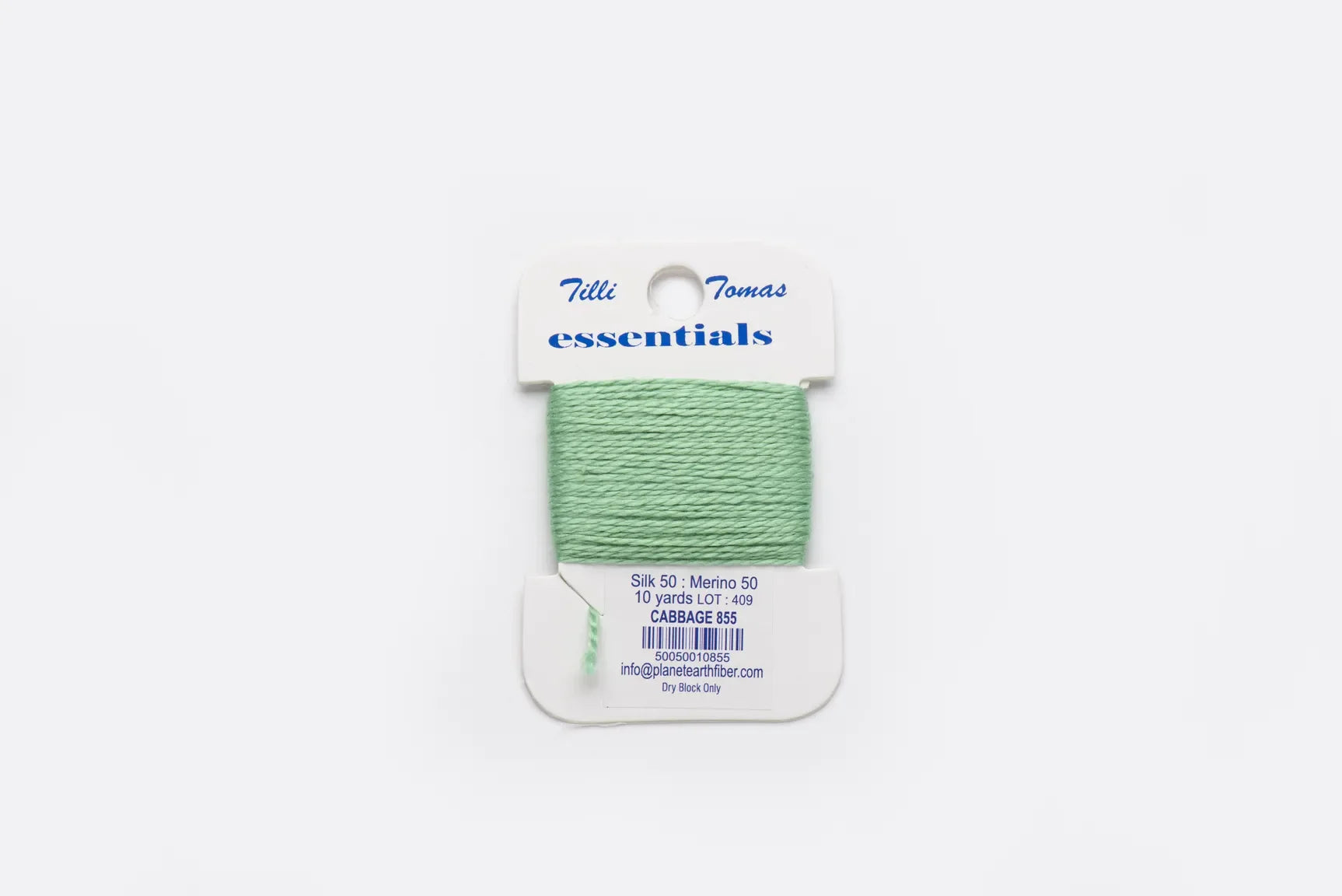 Essentials Cards - 855 Cabbage — silk card for needlepoint, 18 mesh