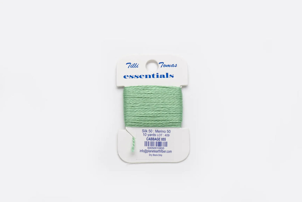 Essentials Cards - 855 Cabbage — silk card for needlepoint, 18 mesh