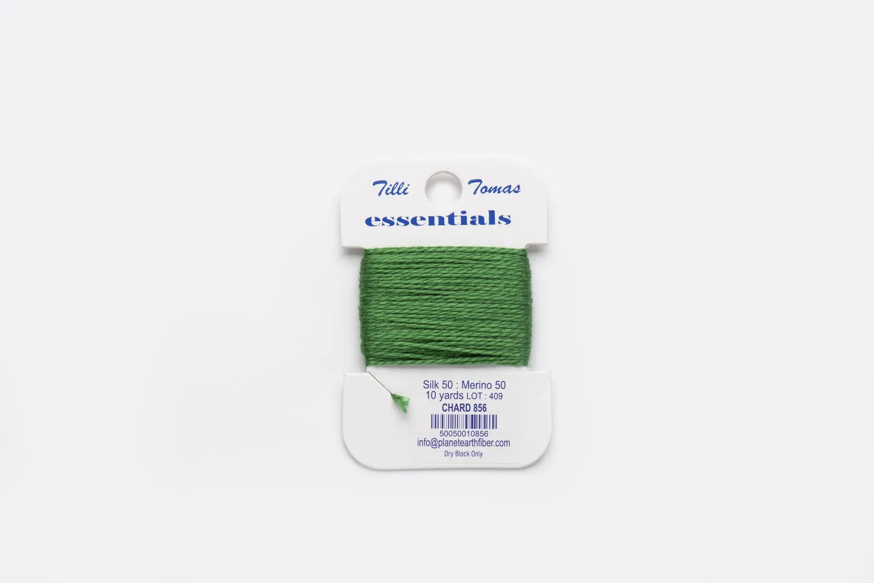 Essentials Cards - 856 Chard — silk card for needlepoint, 18 mesh
