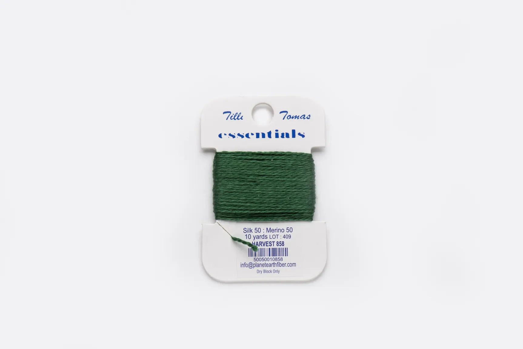 Essentials Cards - 858 Harvest — silk card for needlepoint, 18 mesh