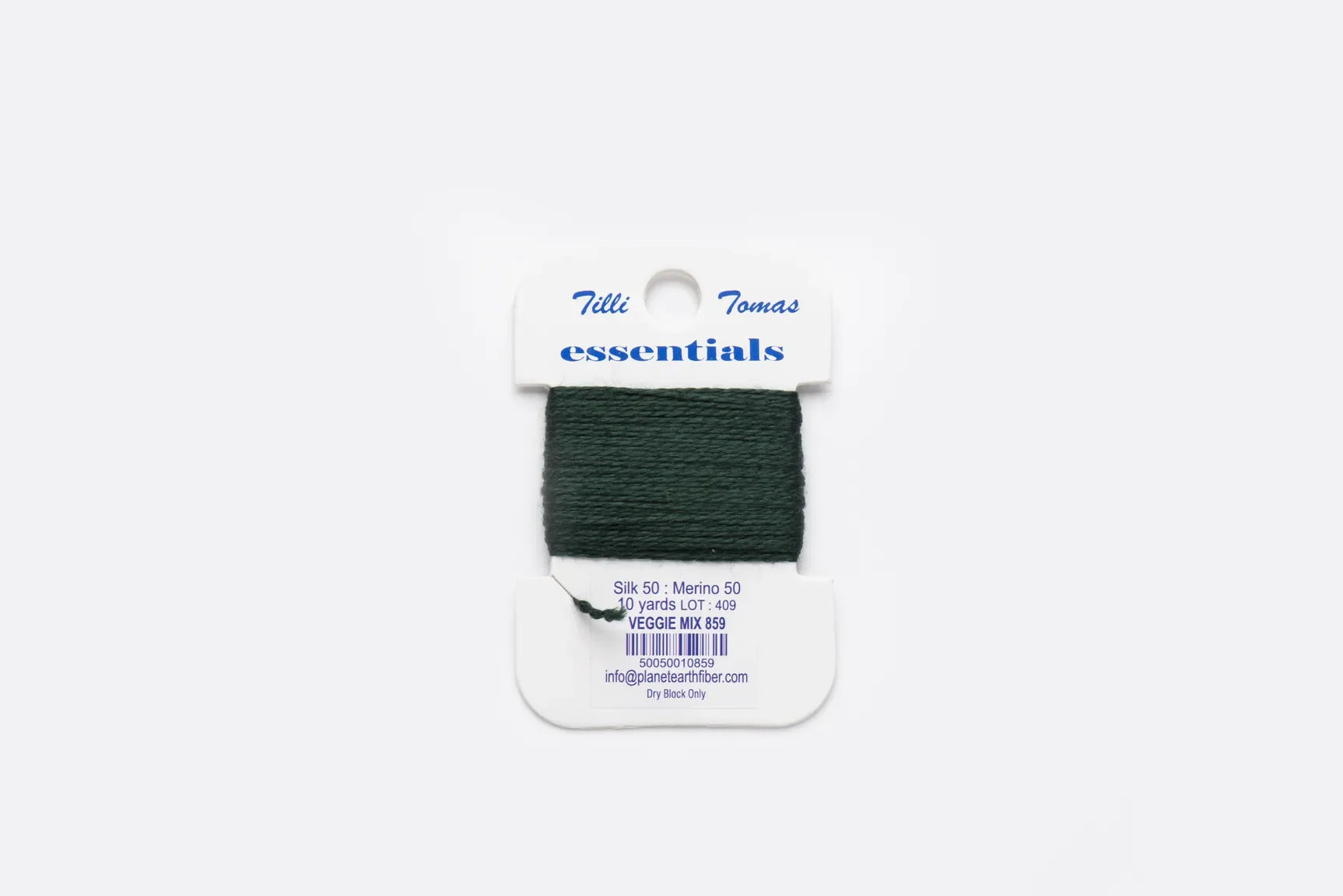 Essentials Cards - 859 Veggie Mix — silk card for needlepoint, 18 mesh