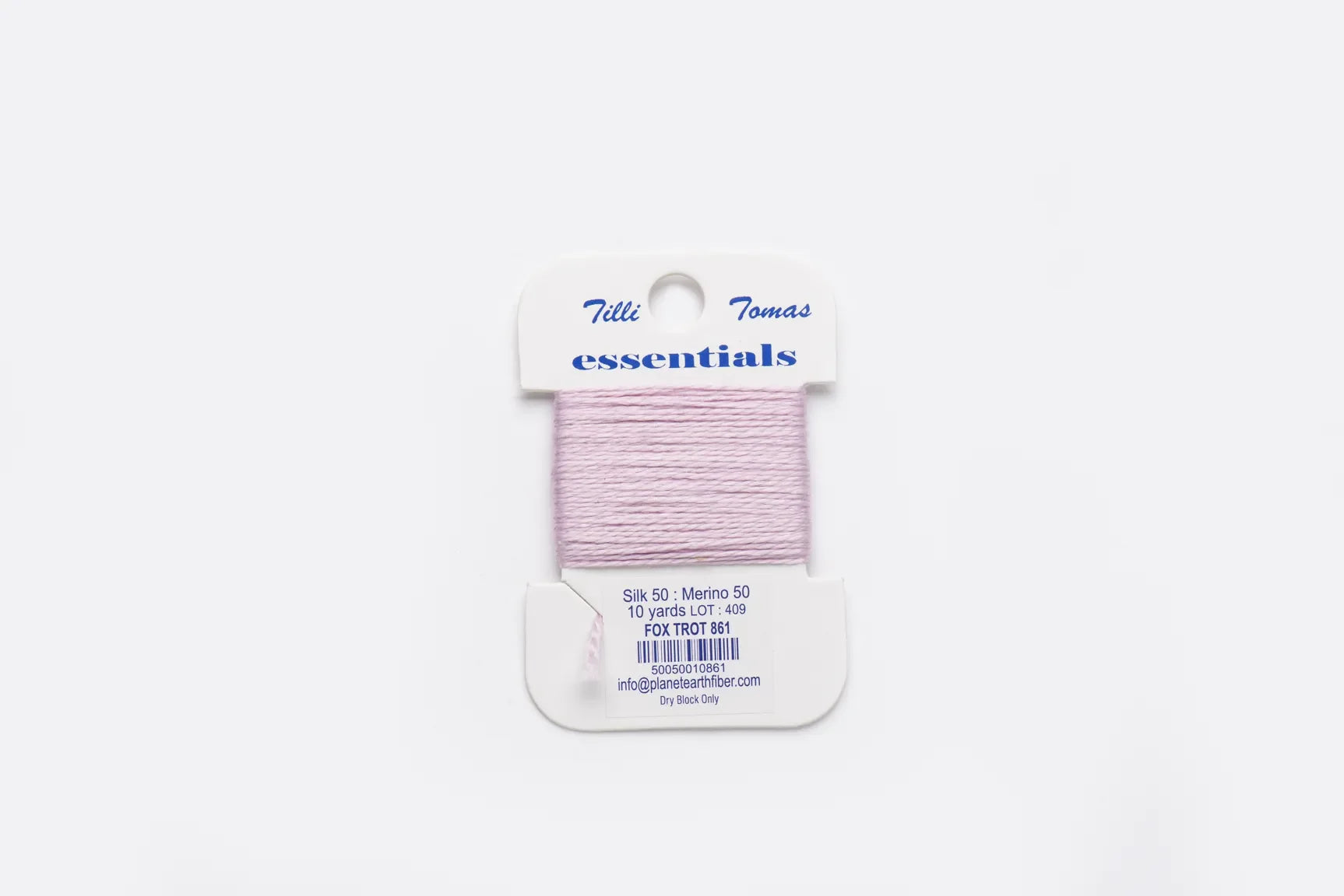 Essentials Cards - 861 Fox Trot — silk card for needlepoint, 18 mesh