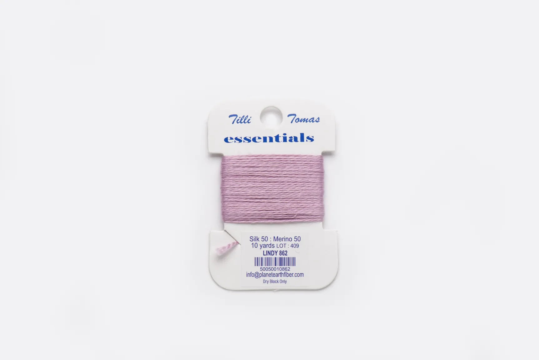Essentials Cards - 862 Lindy — silk card for needlepoint, 18 mesh