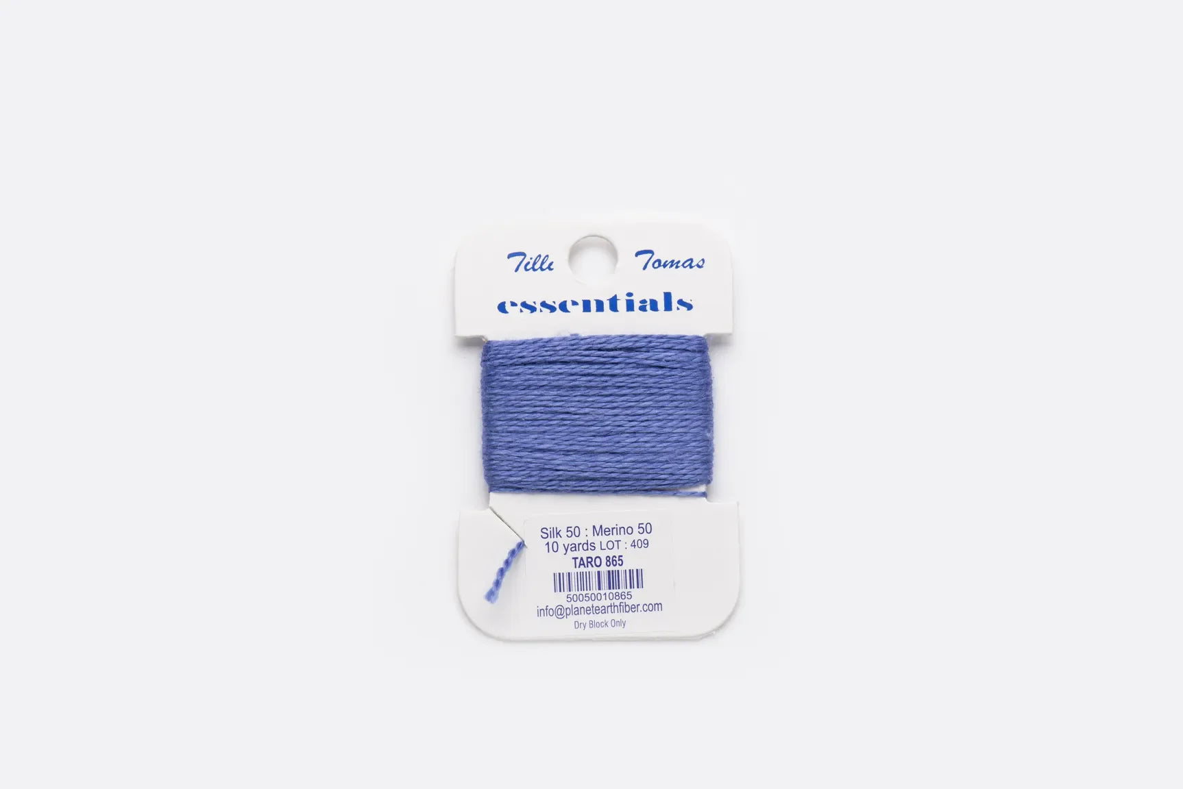 Essentials Cards - 865 Taro — silk card for needlepoint, 18 mesh