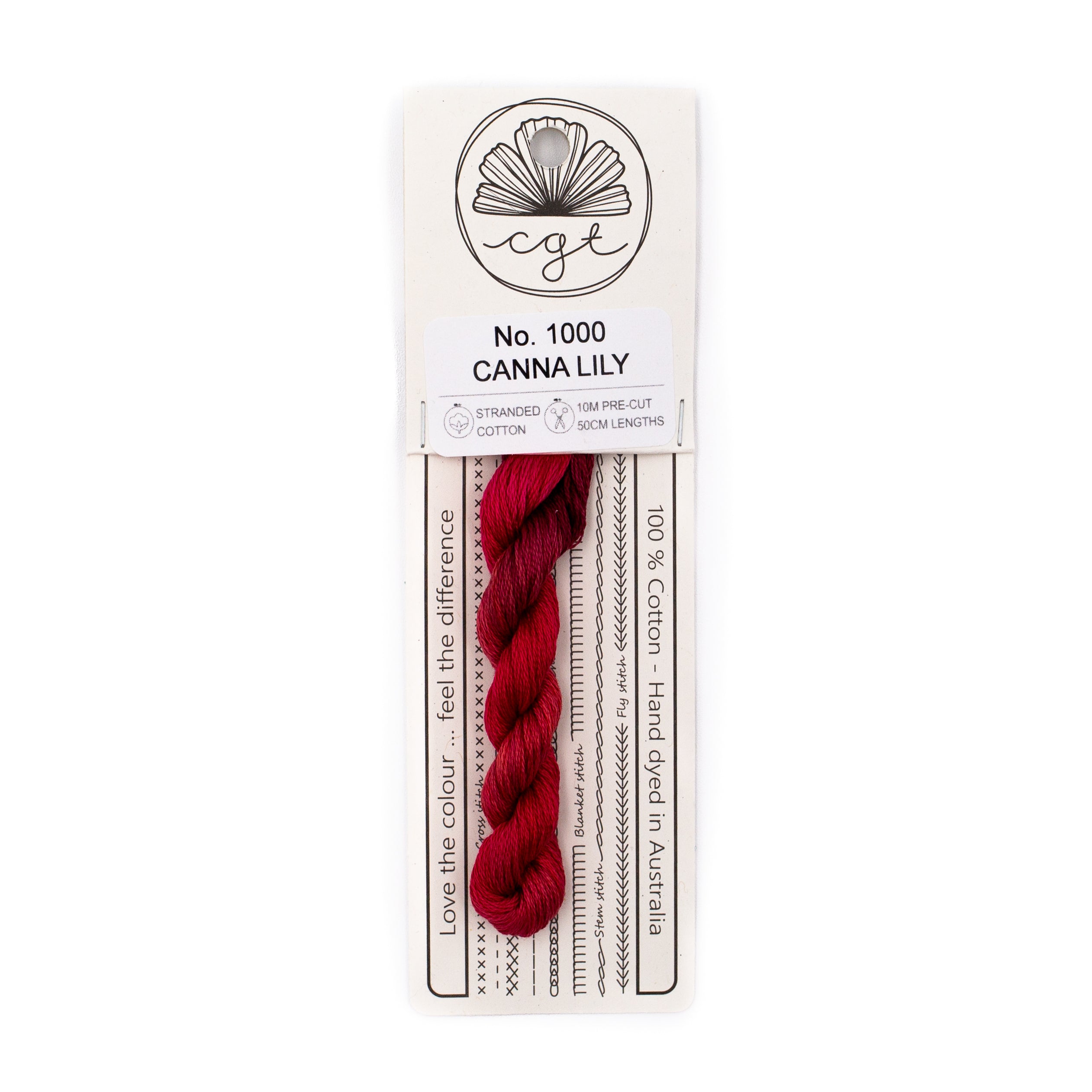 Cottage Garden Threads - 1000 Canna Lily — needlepoint thread, 13 and 18 mesh