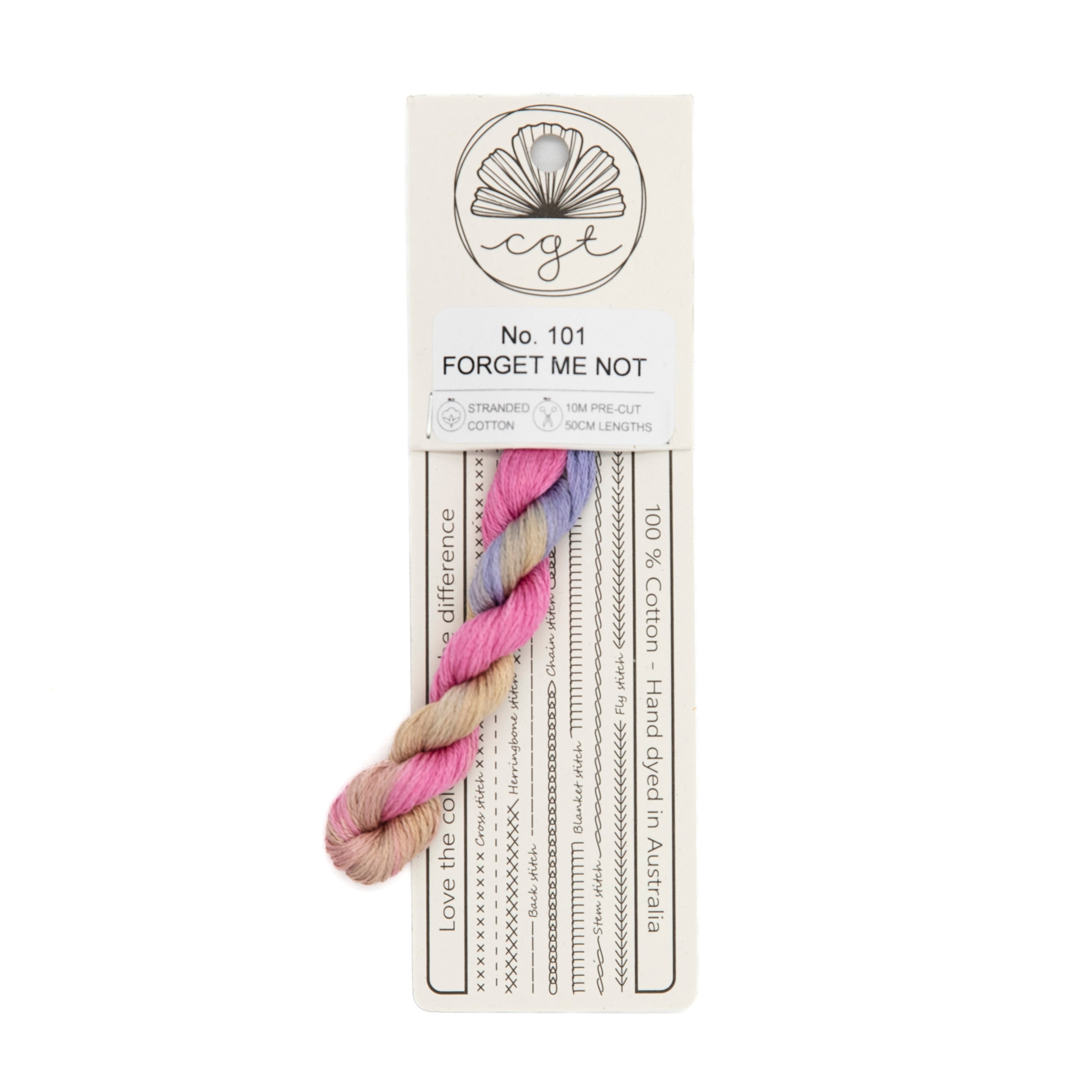 Cottage Garden Threads - 101 Forget Me Not — needlepoint thread, 13 and 18 mesh