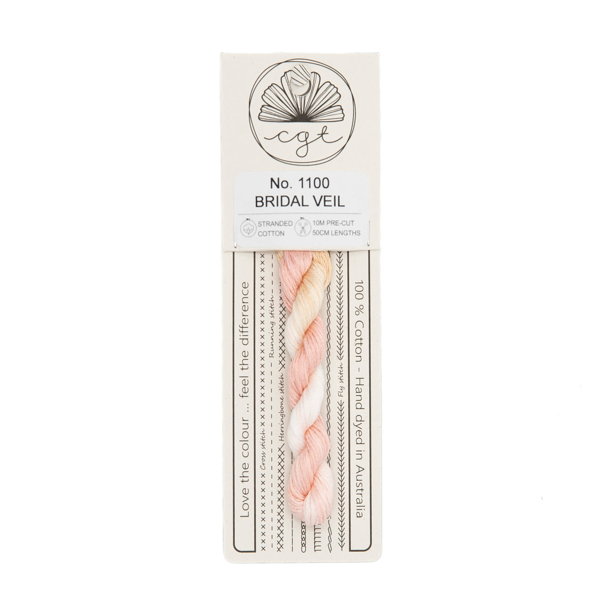 Cottage Garden Threads - 1100 Bridal Veil — needlepoint thread, 13 and 18 mesh
