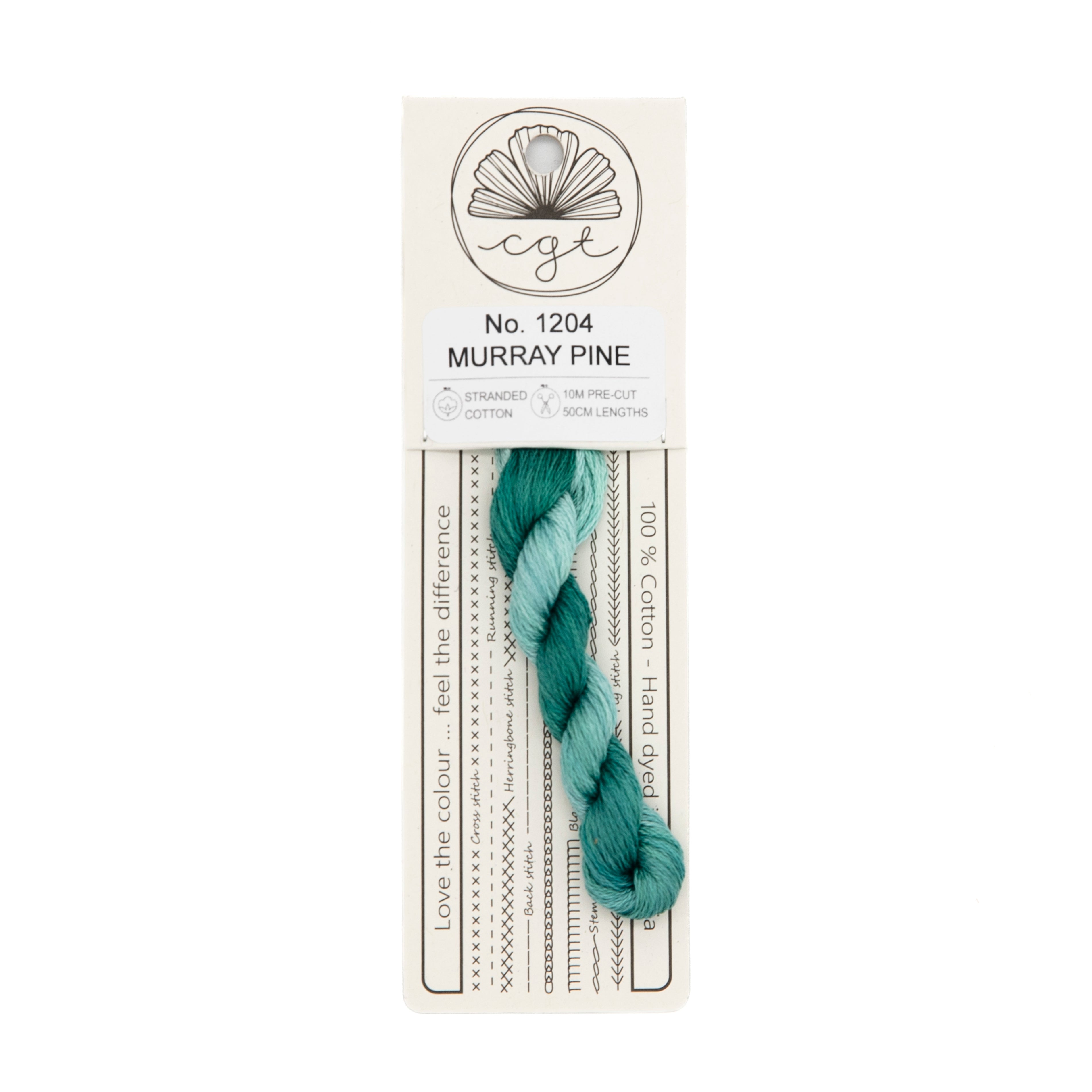 Cottage Garden Threads - 1204 Murray Pine — needlepoint thread, 13 and 18 mesh