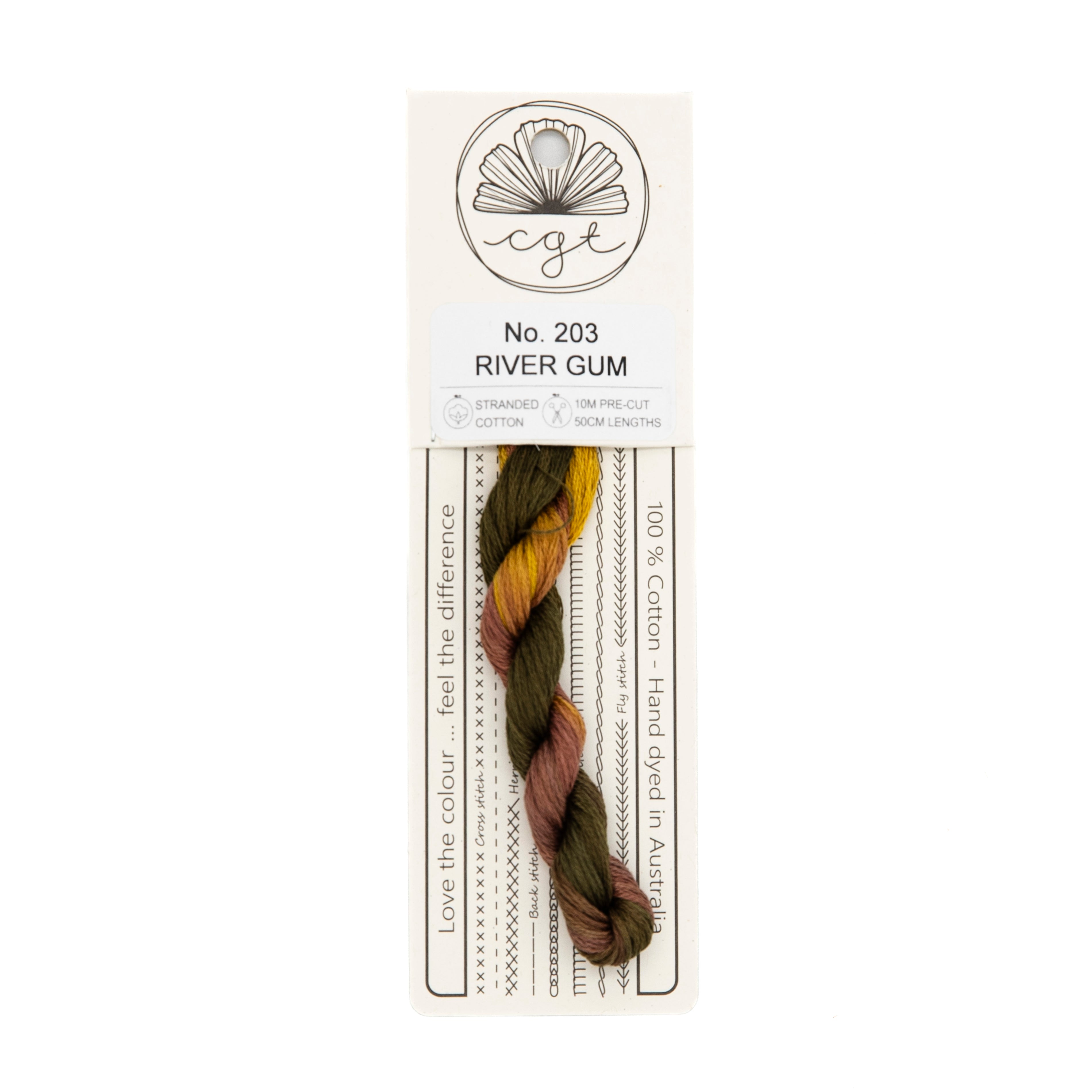 Cottage Garden Threads - 203 River Gum — needlepoint thread, 13 and 18 mesh