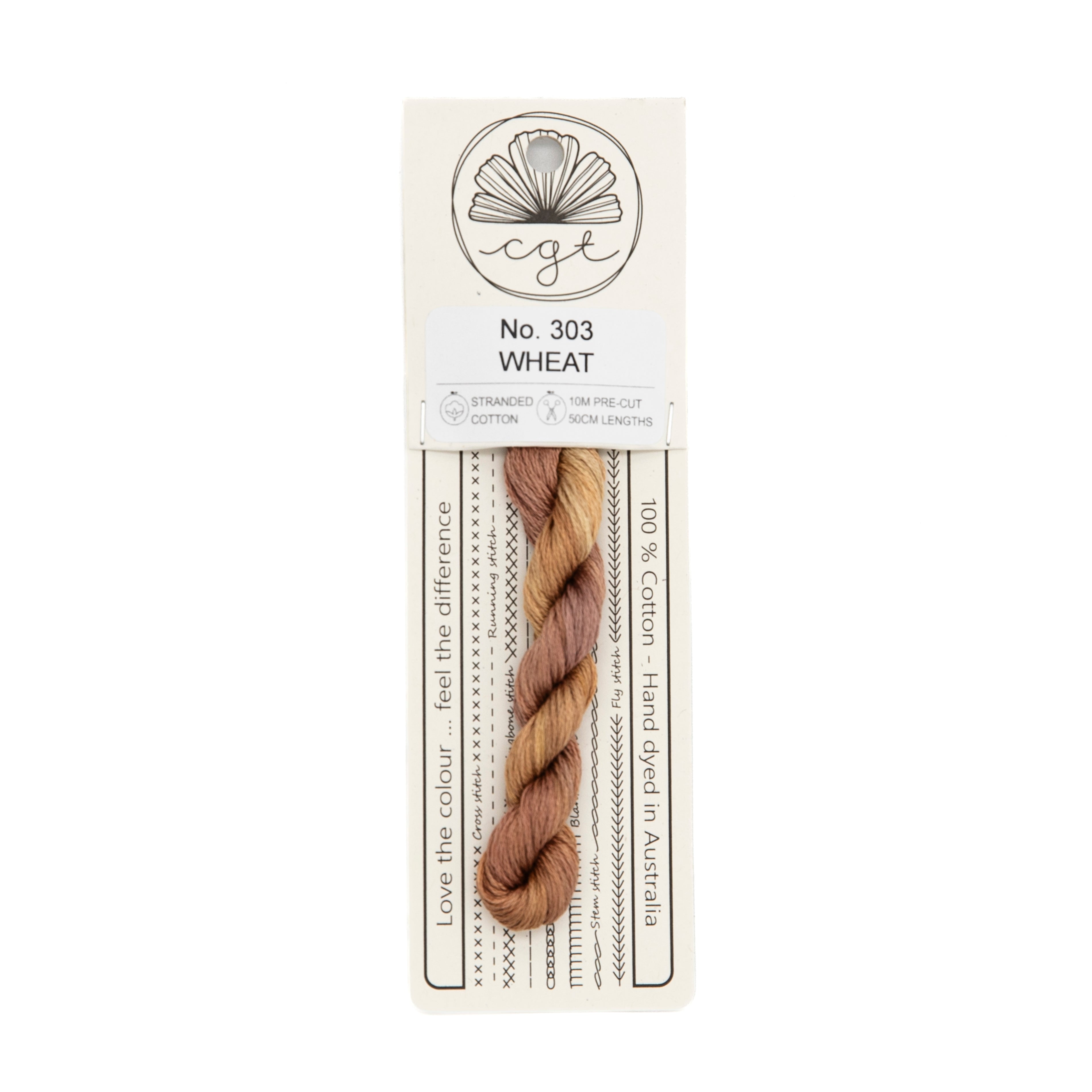 Cottage Garden Threads - 303 Wheat — needlepoint thread, 13 and 18 mesh