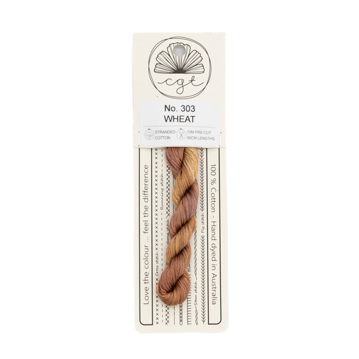 Cottage Garden Threads - 303 Wheat — needlepoint thread, 13 and 18 mesh