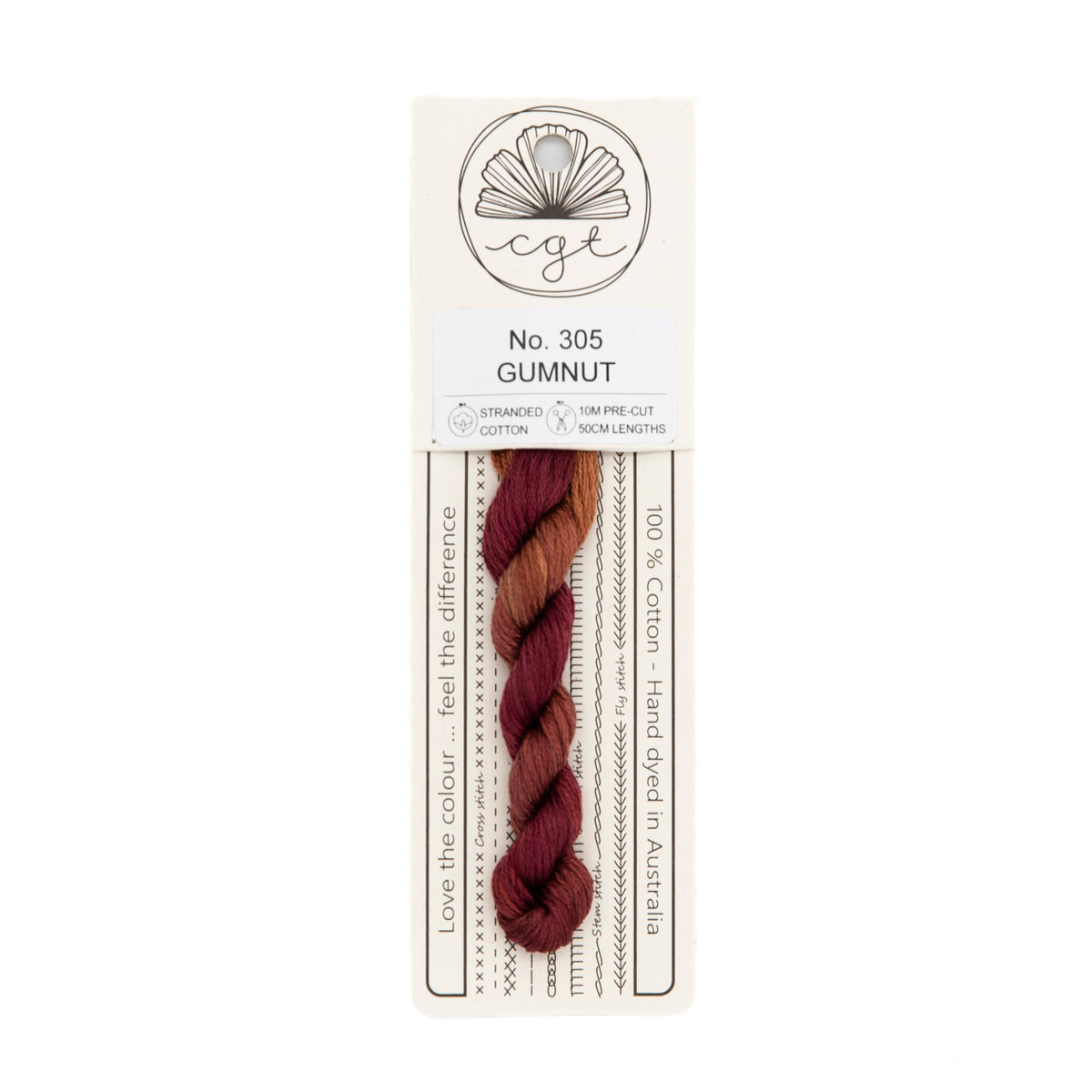 Cottage Garden Threads - 305 Gumnut — needlepoint thread, 13 and 18 mesh
