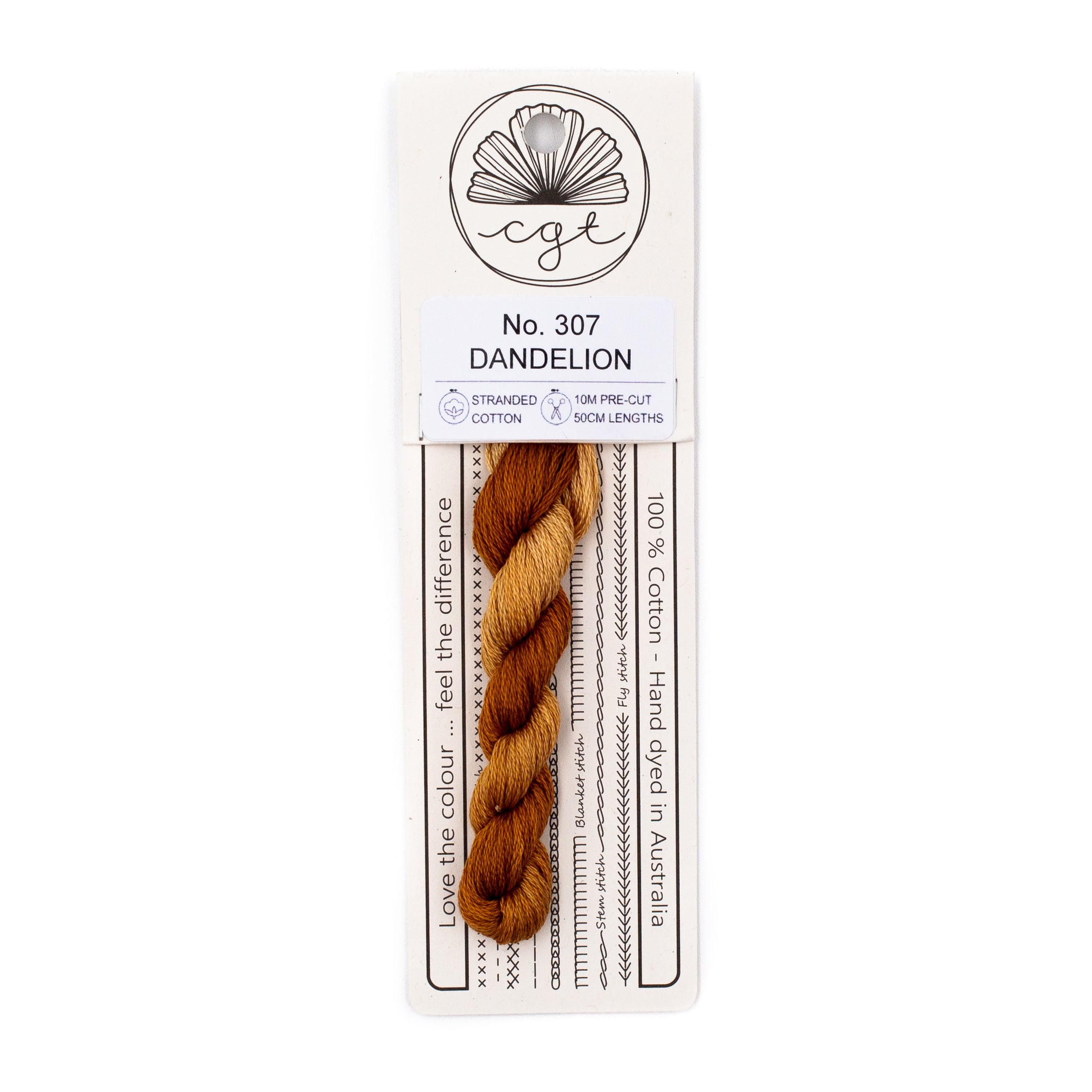 Cottage Garden Threads - 307 Dandelion — needlepoint thread, 13 and 18 mesh