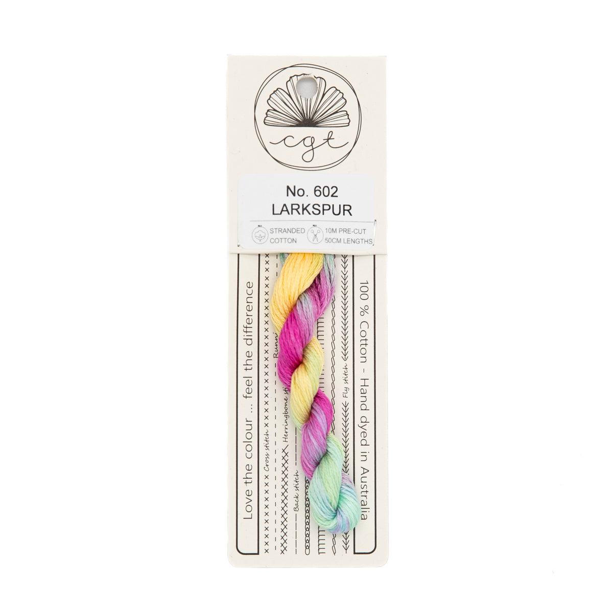 Cottage Garden Threads - 602 Larkspur — needlepoint thread, 13 and 18 mesh
