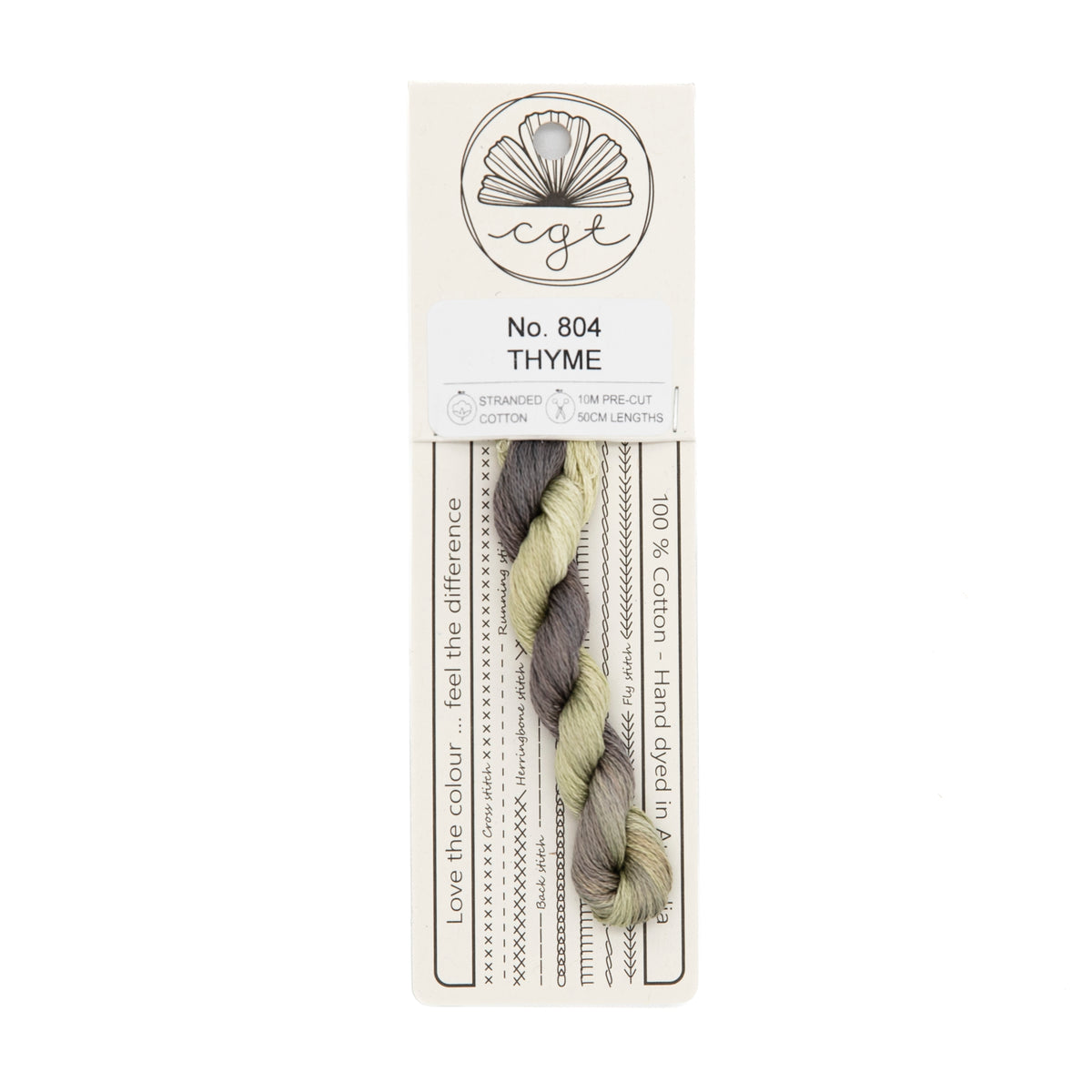 Cottage Garden Threads - 804 Thyme — needlepoint thread, 13 and 18 mesh