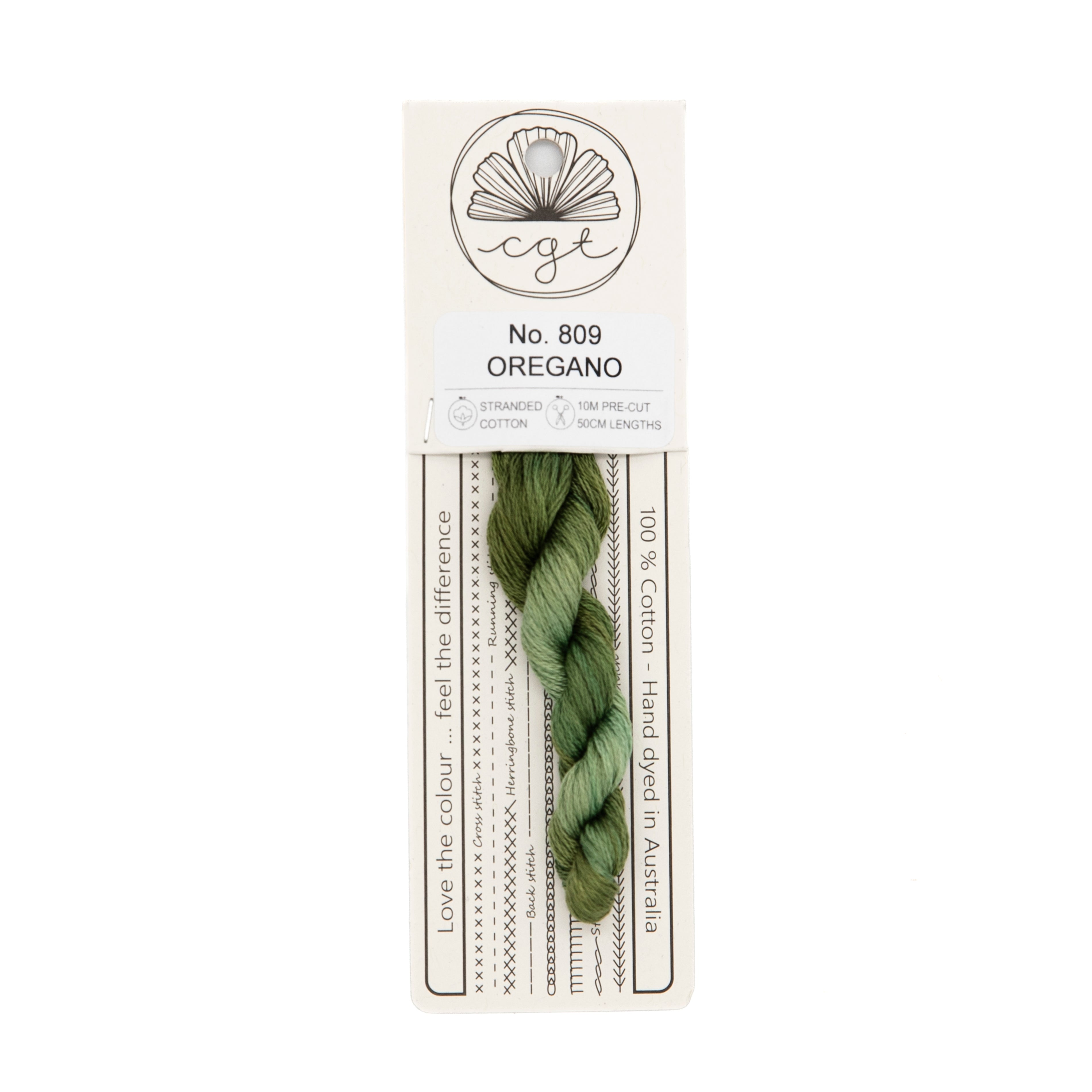 Cottage Garden Threads - 809 Oregano — needlepoint thread, 13 and 18 mesh