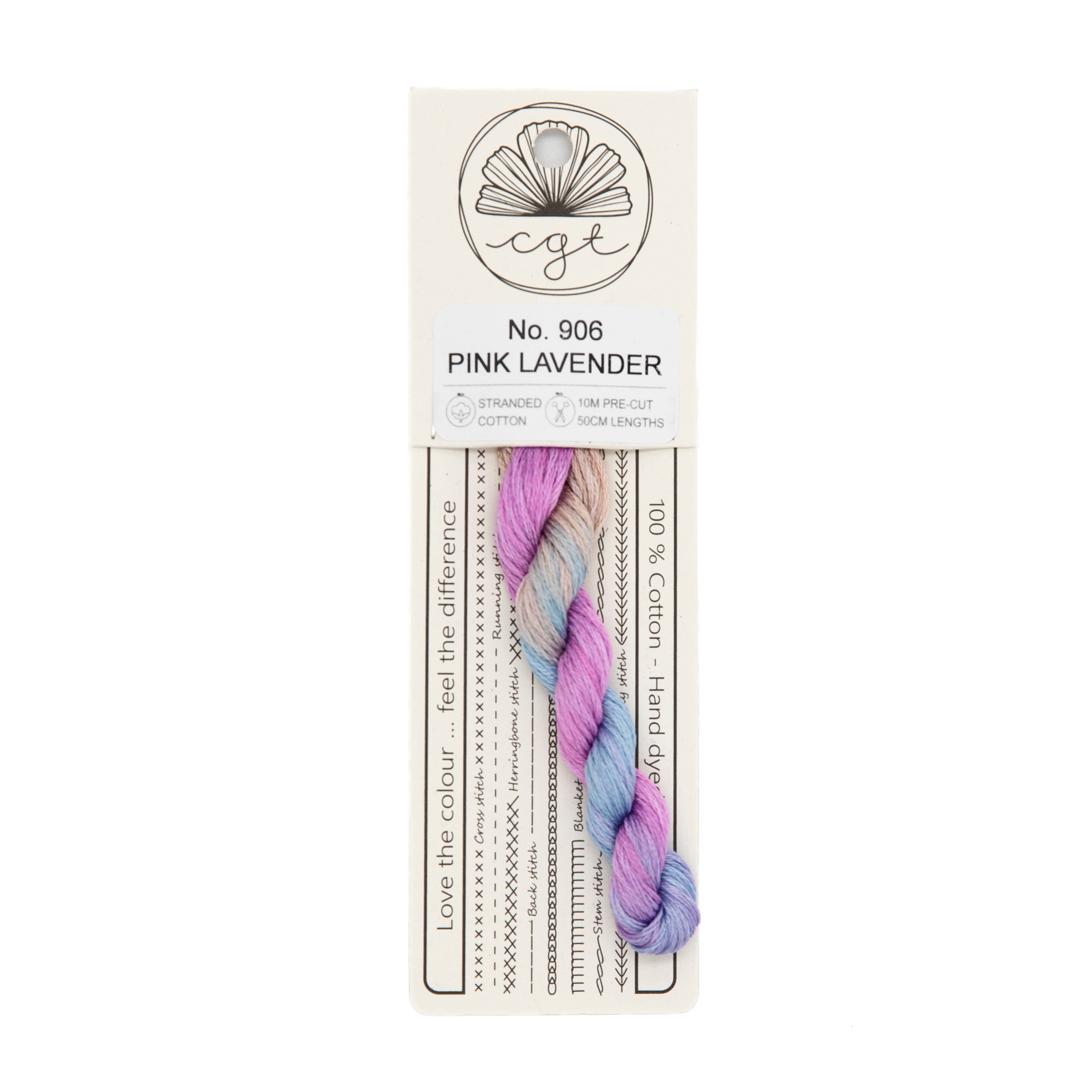 Cottage Garden Threads - 906 Pink Lavender — needlepoint thread, 13 and 18 mesh