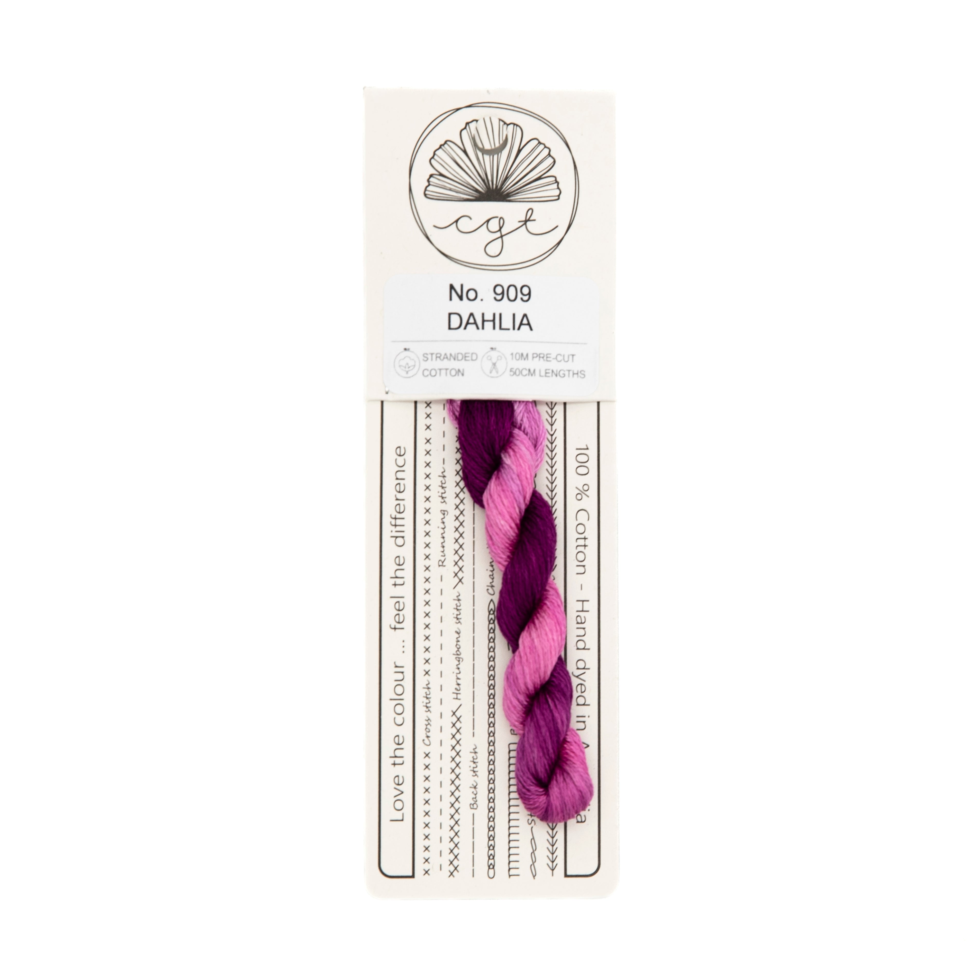 Cottage Garden Threads - 909 Dahlia — needlepoint thread, 13 and 18 mesh