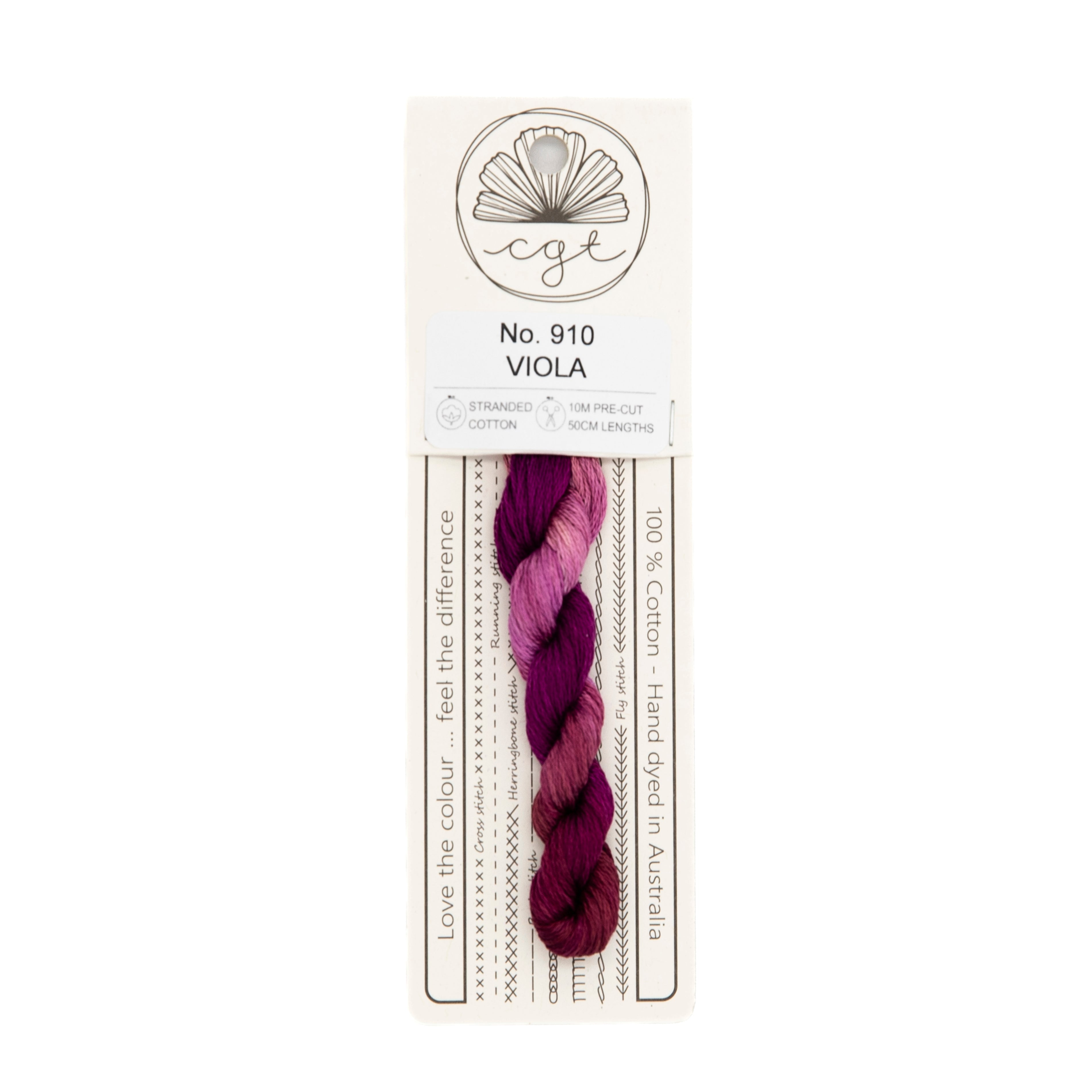 Cottage Garden Threads - 910 Viola — needlepoint thread, 13 and 18 mesh