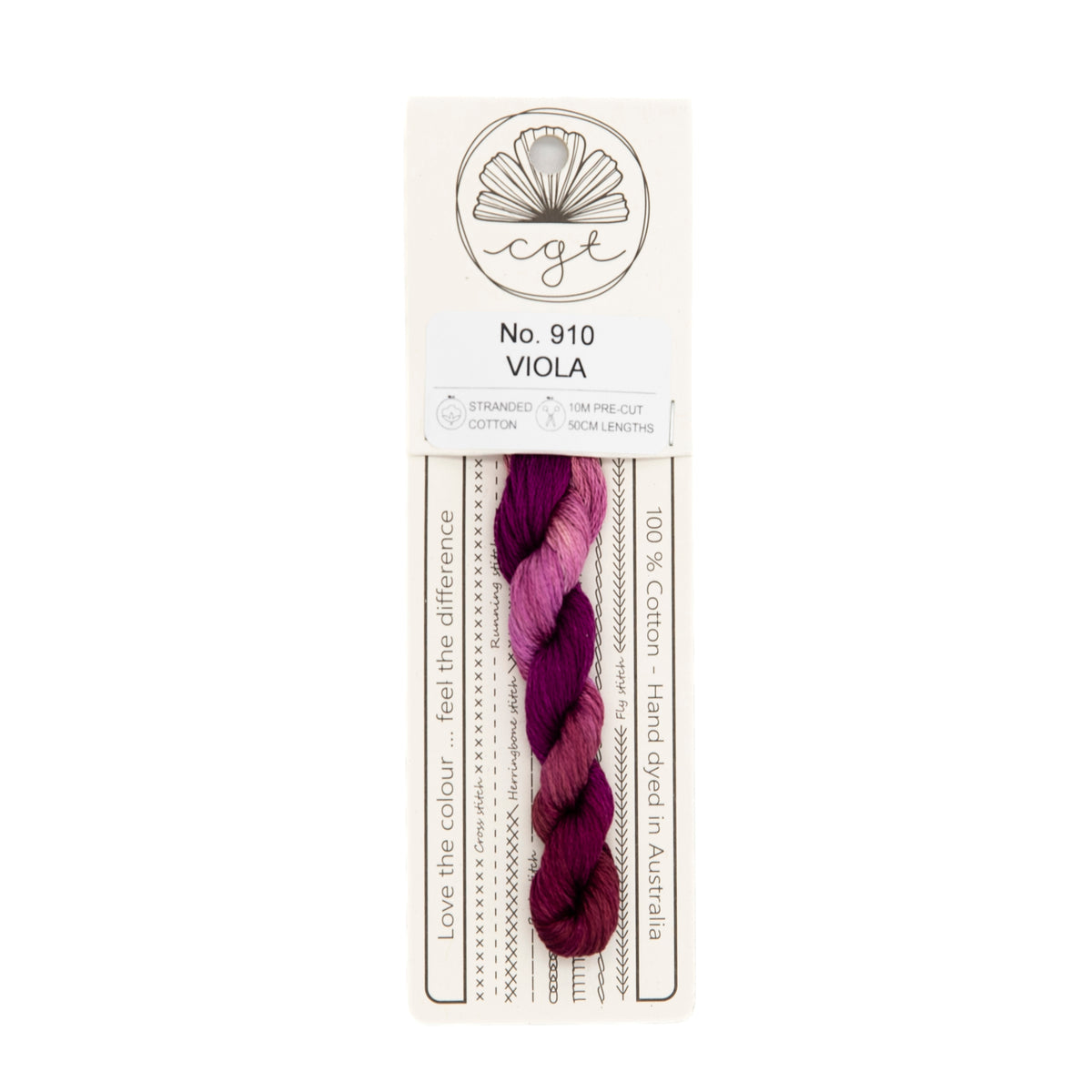 Cottage Garden Threads - 910 Viola — needlepoint thread, 13 and 18 mesh