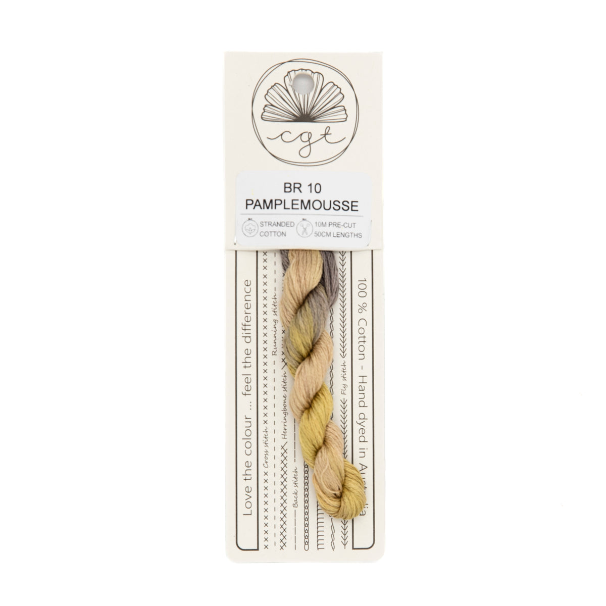 Cottage Garden Threads - BR10 Pamplemousse — needlepoint thread, 13 and 18 mesh