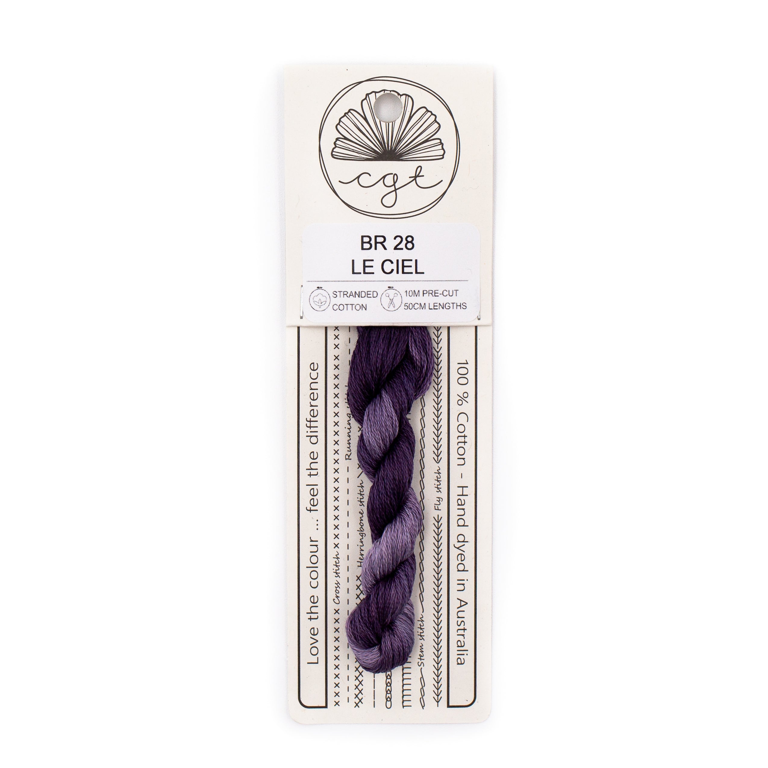 Cottage Garden Threads - BR28 Le Ciel — needlepoint thread, 13 and 18 mesh