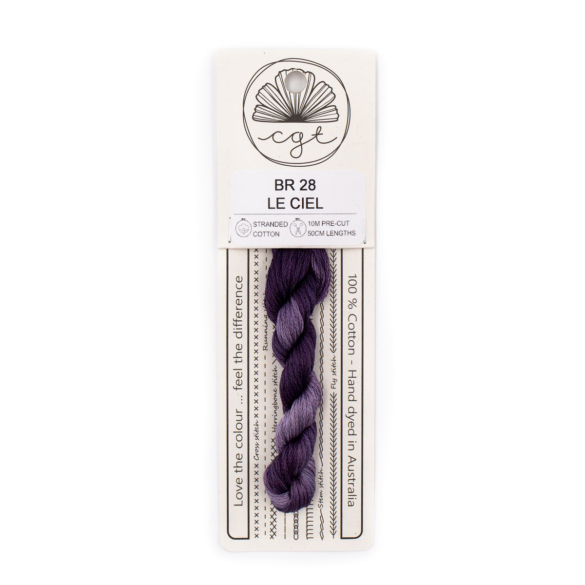 Cottage Garden Threads - BR28 Le Ciel — needlepoint thread, 13 and 18 mesh