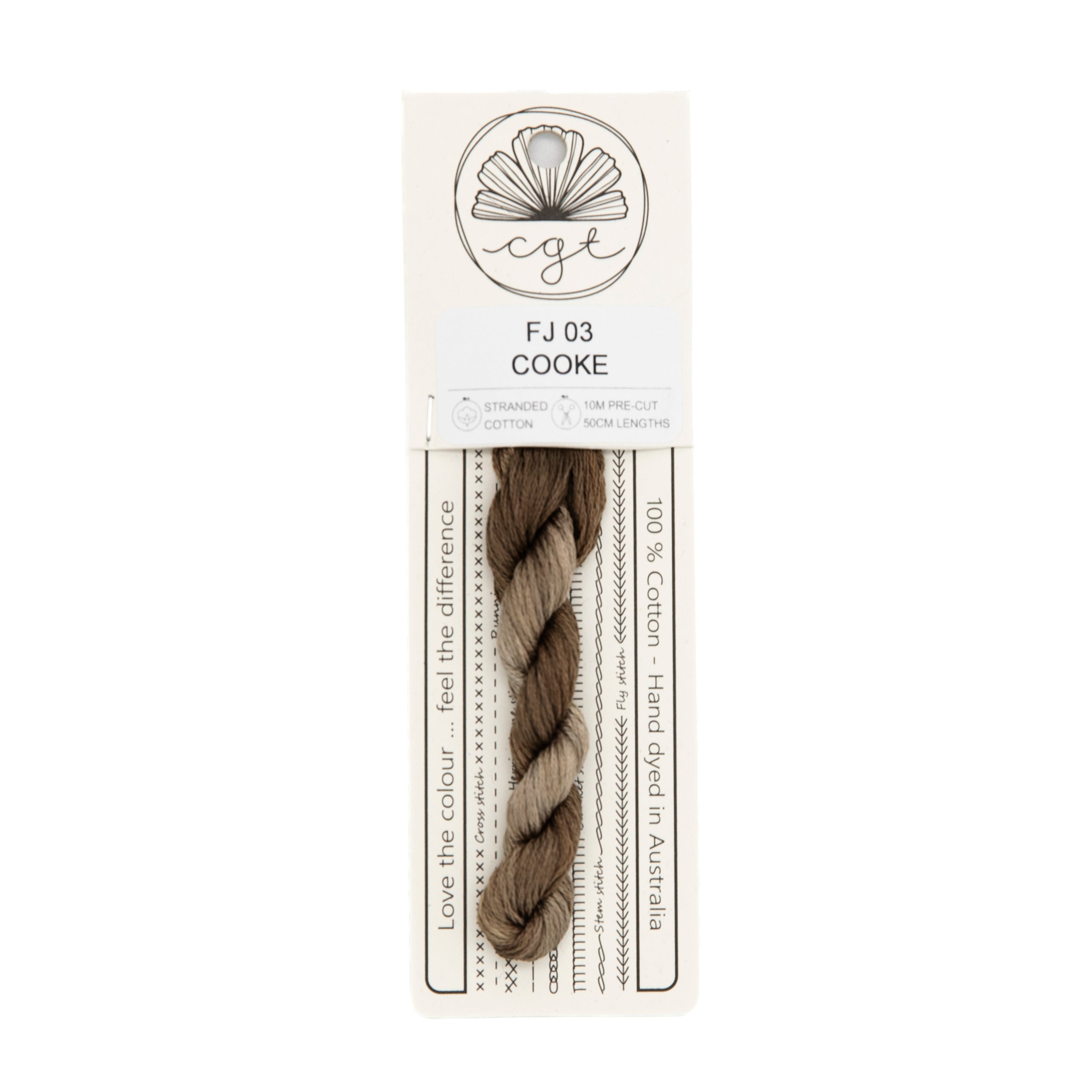 Cottage Garden Threads - FJ03 Cooke — needlepoint thread, 13 and 18 mesh