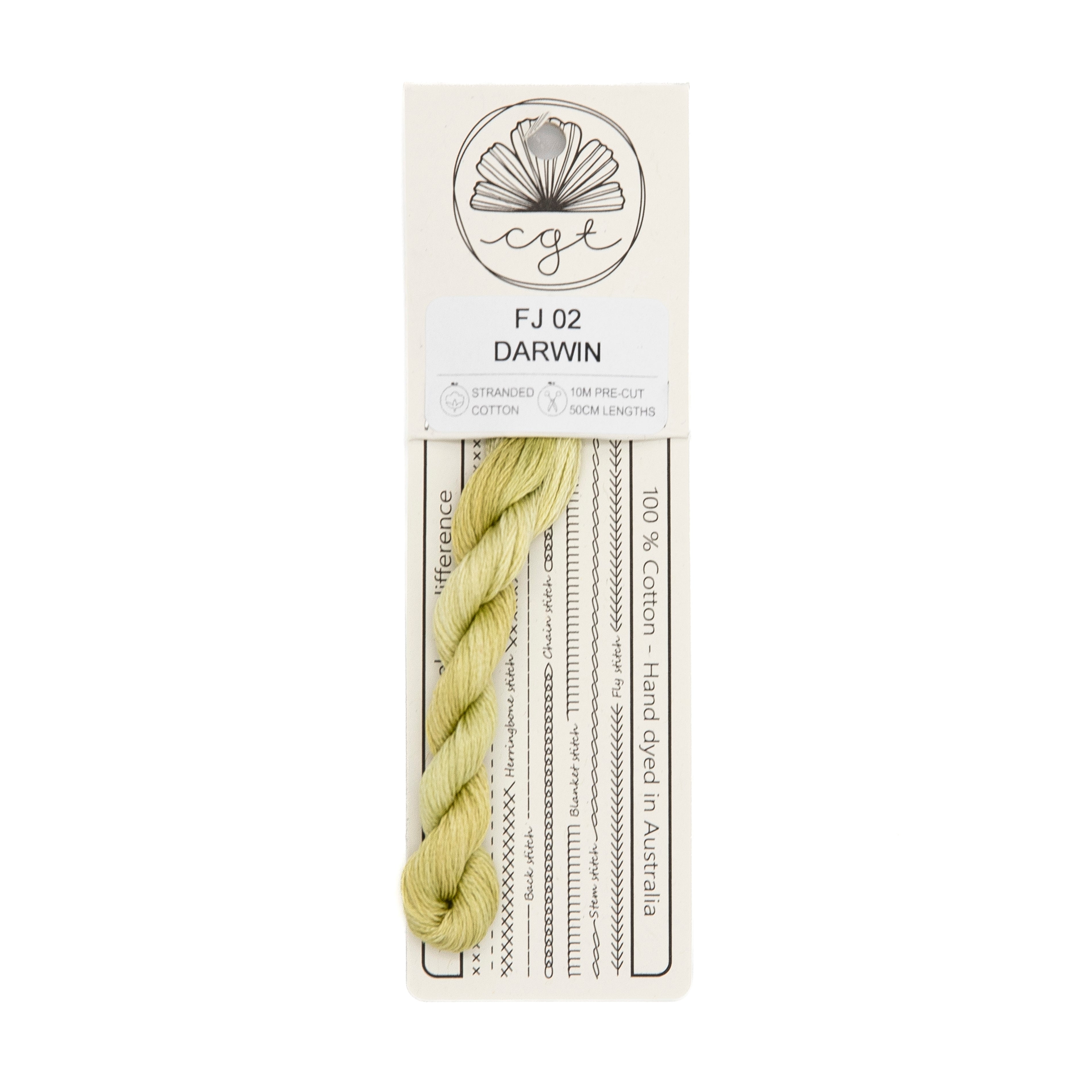 Cottage Garden Threads - FJ02 Darwin — needlepoint thread, 13 and 18 mesh