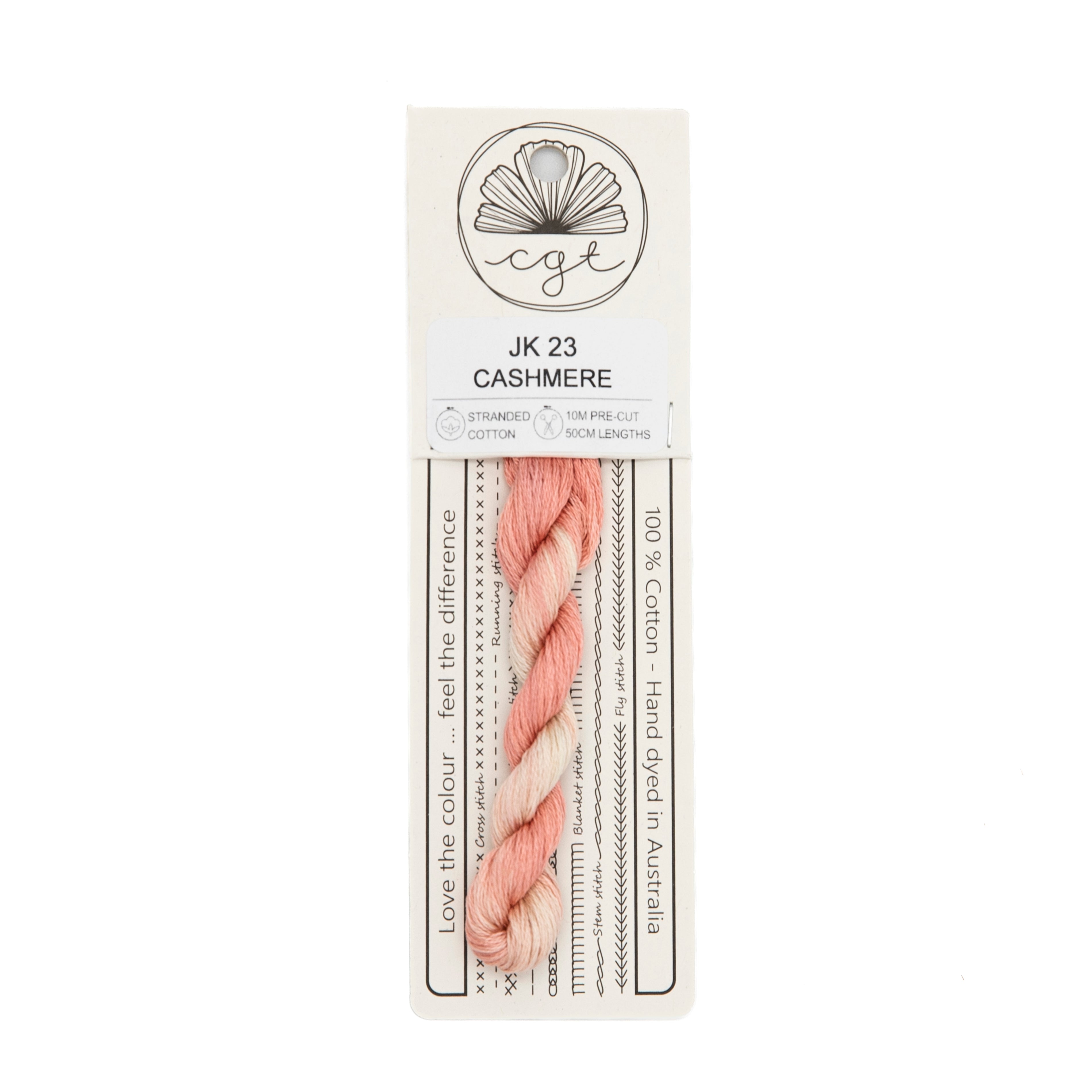 Cottage Garden Threads - JK23 Cashmere — needlepoint thread, 13 and 18 mesh