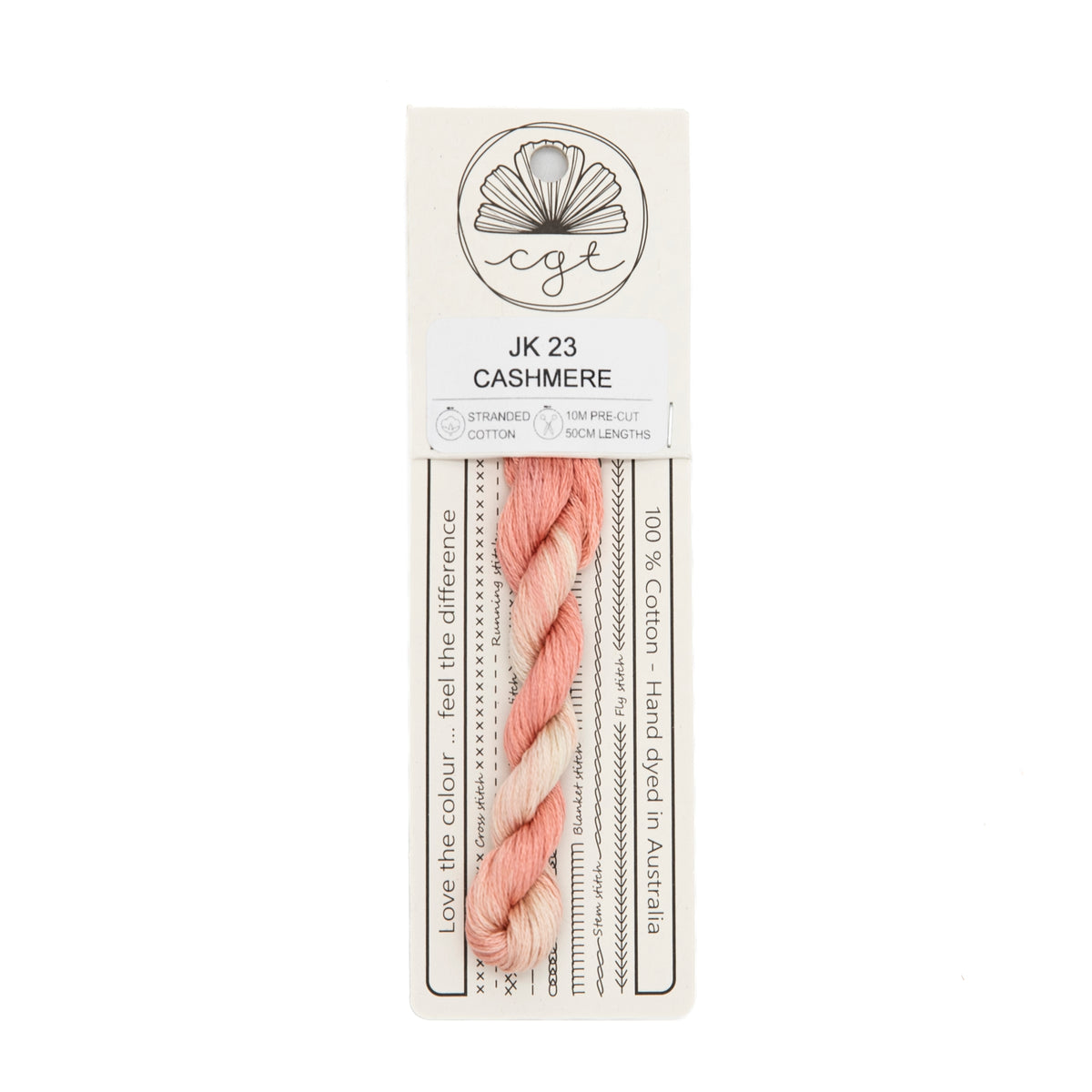 Cottage Garden Threads - JK23 Cashmere — needlepoint thread, 13 and 18 mesh
